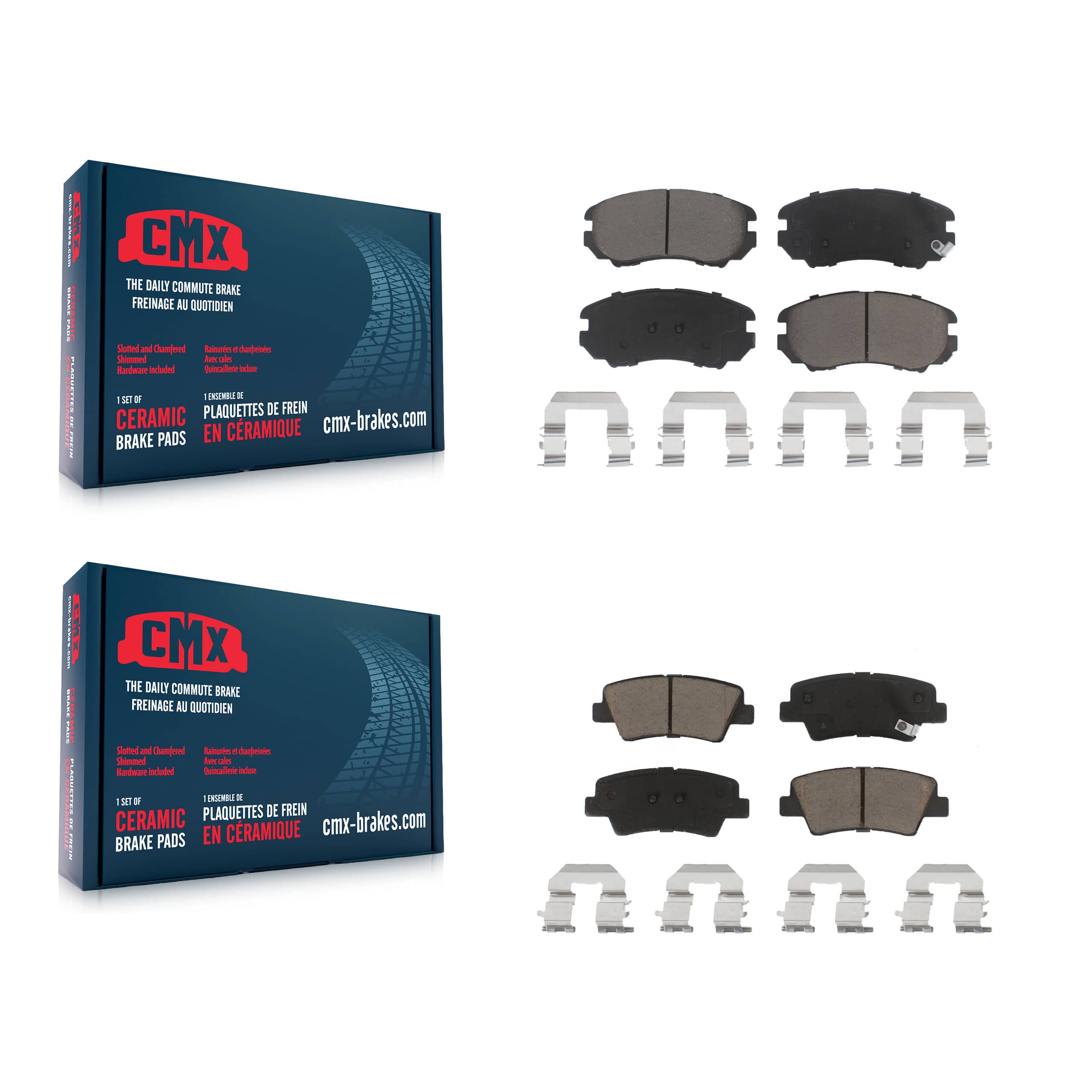 CMX - KCX-100364 - Front and Rear Disc Brake Pad Kits