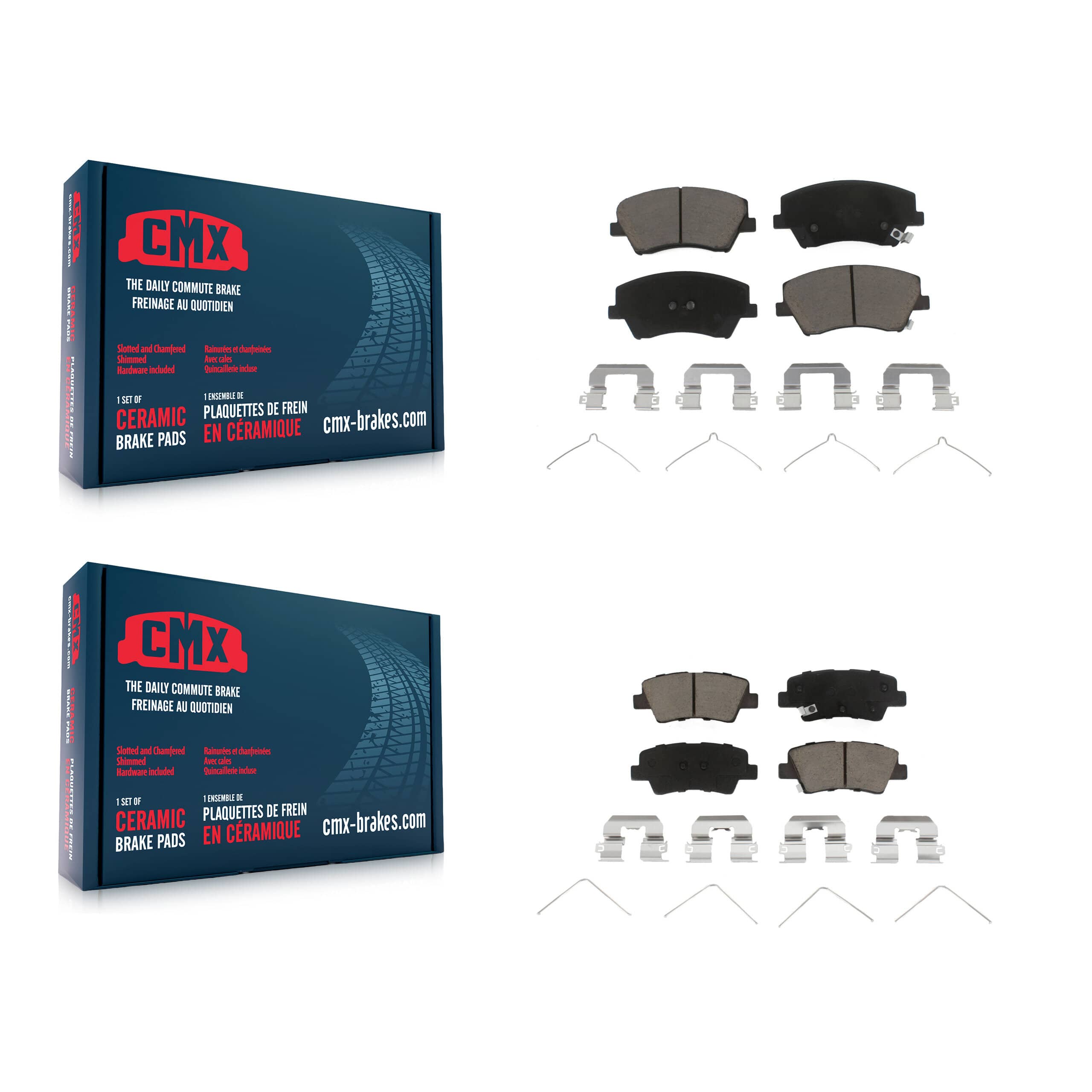 CMX - KCX-100367 - Front and Rear Disc Brake Pad Kits