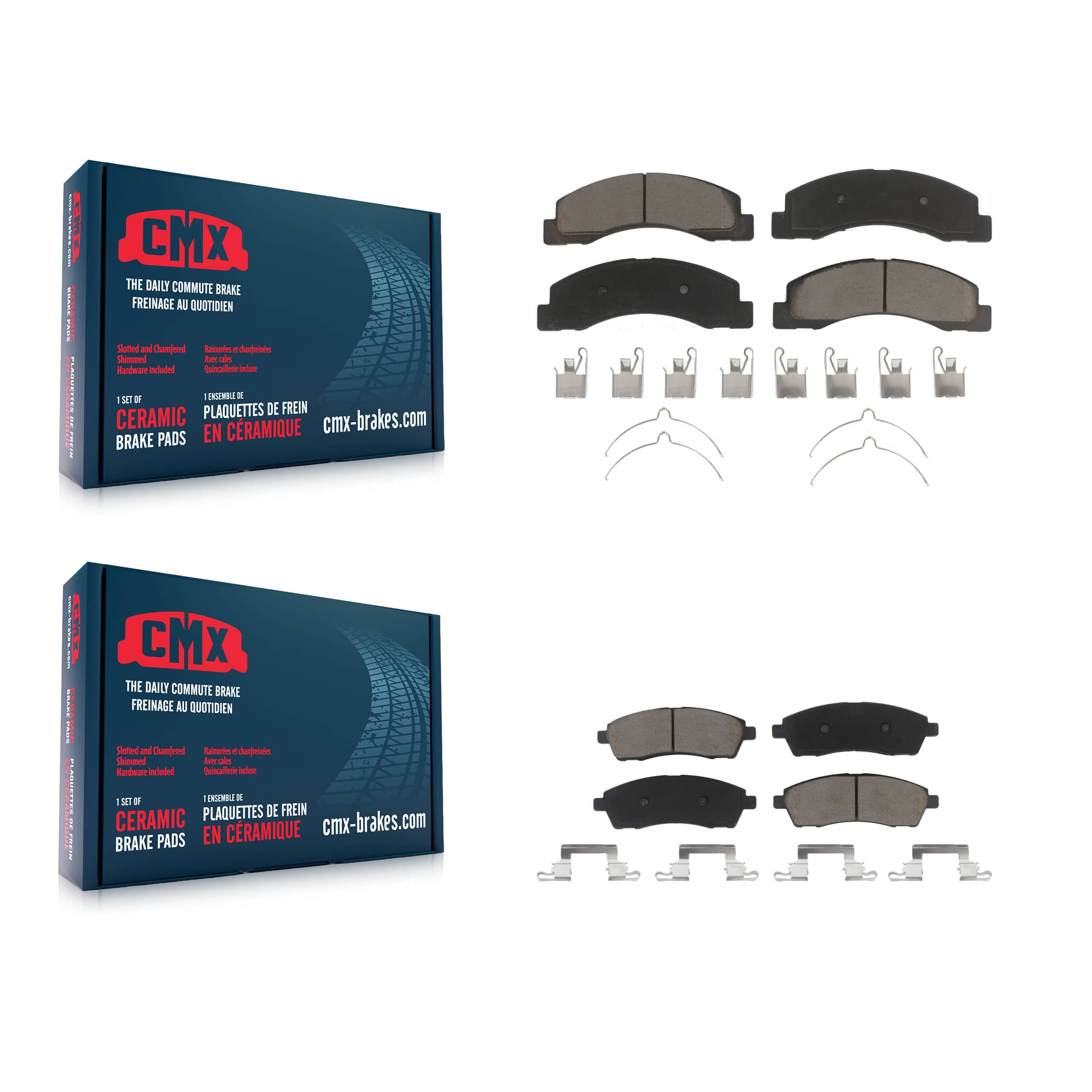 CMX - KCX-100376 - Front and Rear Disc Brake Pad Kits