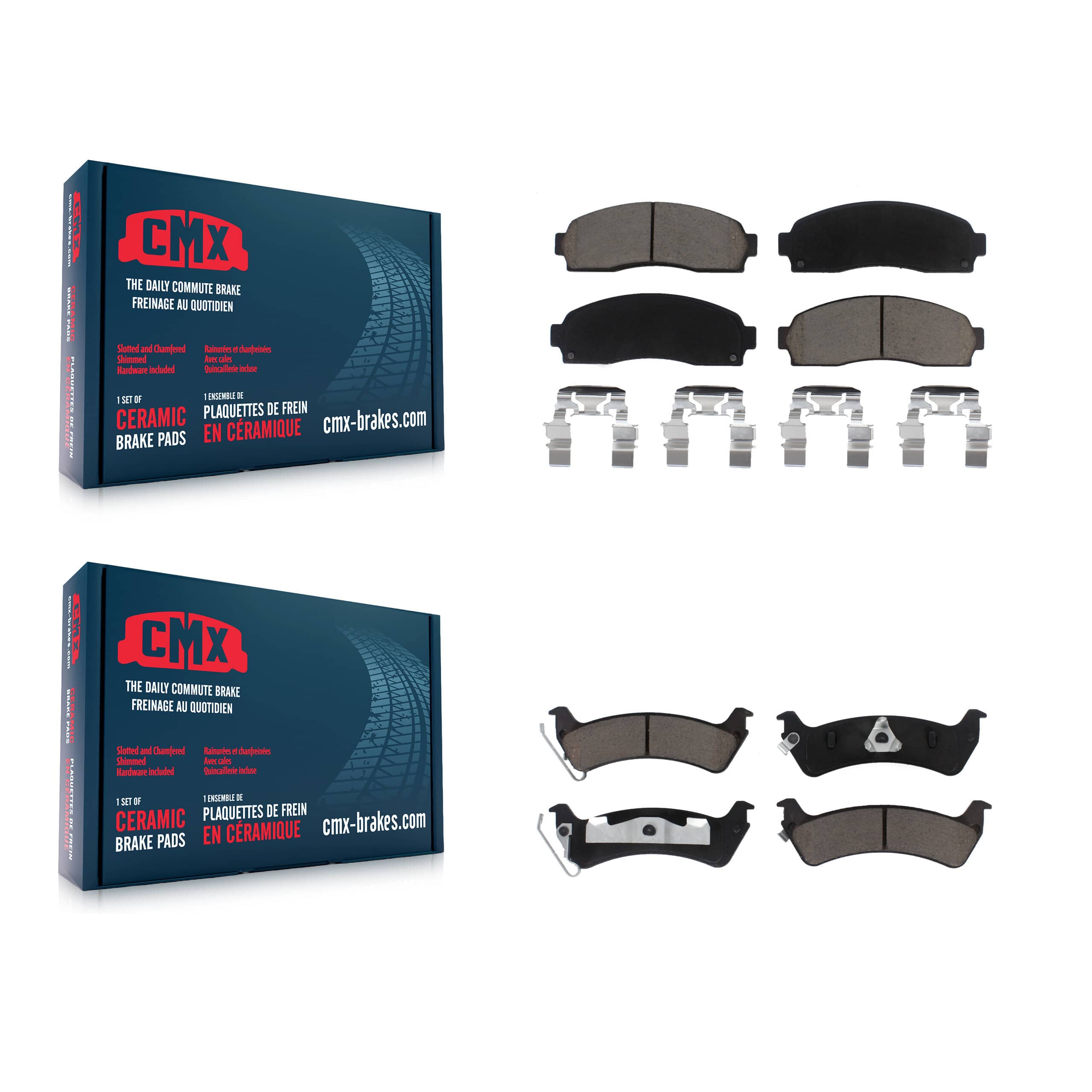 CMX - KCX-100377 - Front and Rear Disc Brake Pad Kits