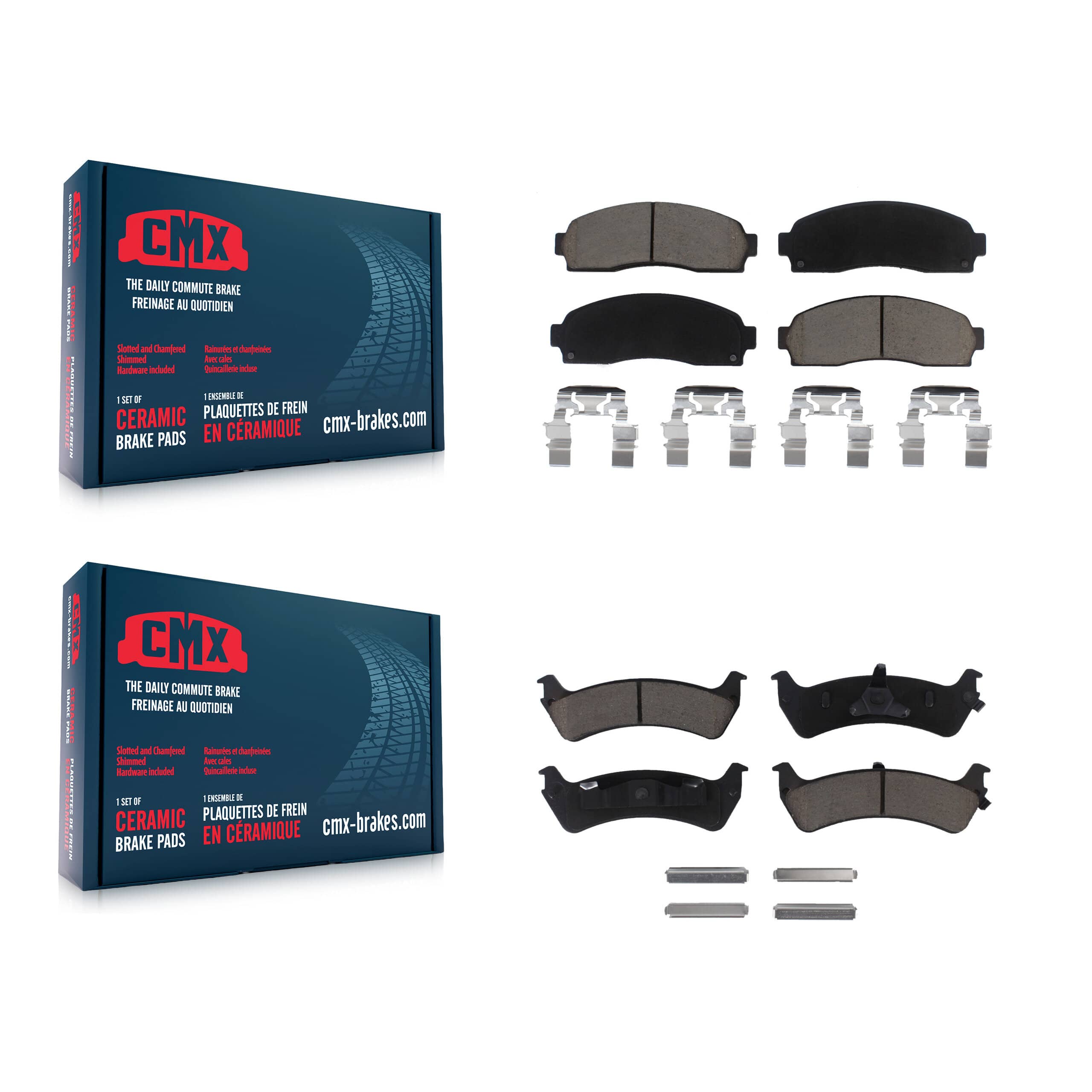 CMX - KCX-100380 - Front and Rear Disc Brake Pad Kits