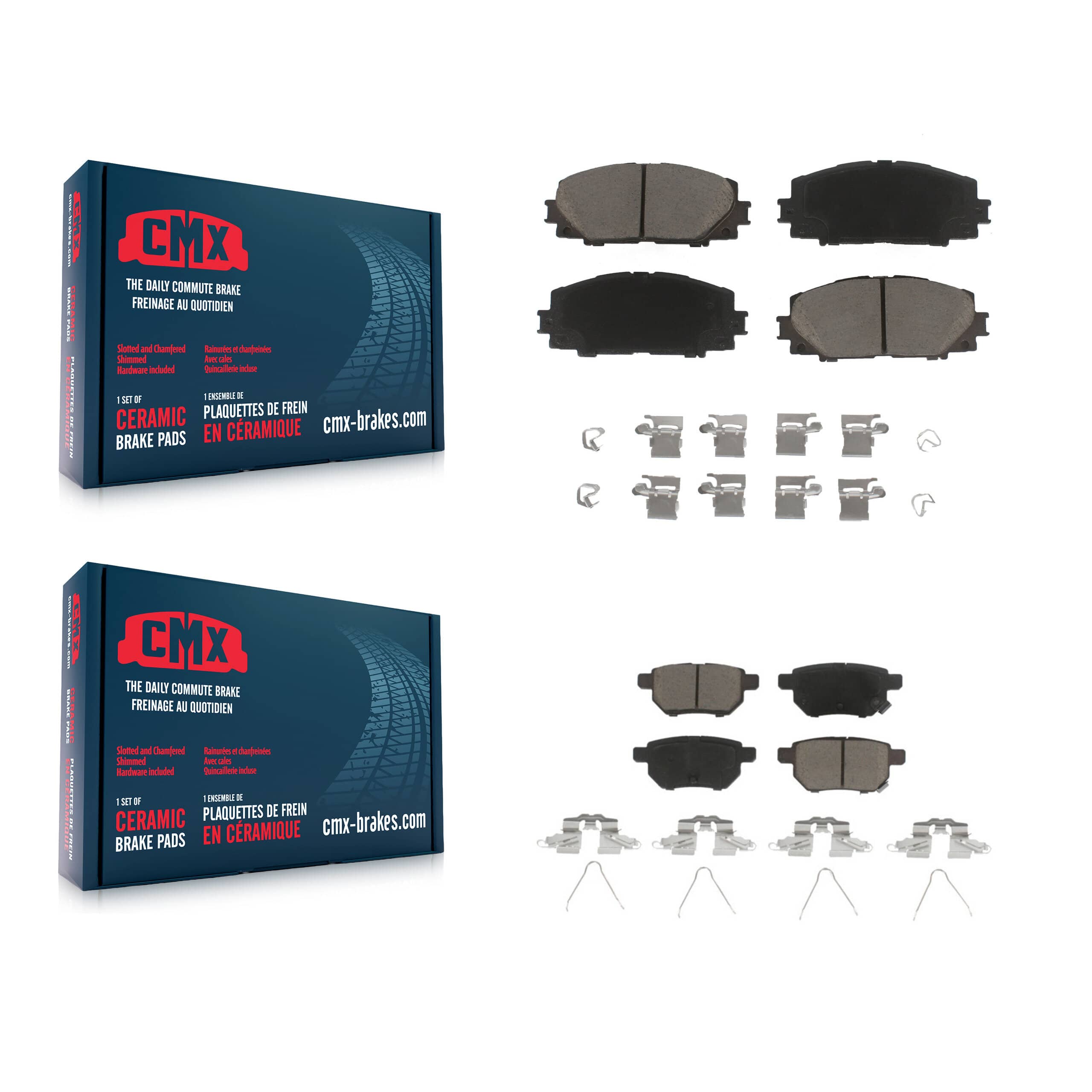 CMX - KCX-100382 - Front and Rear Disc Brake Pad Kits