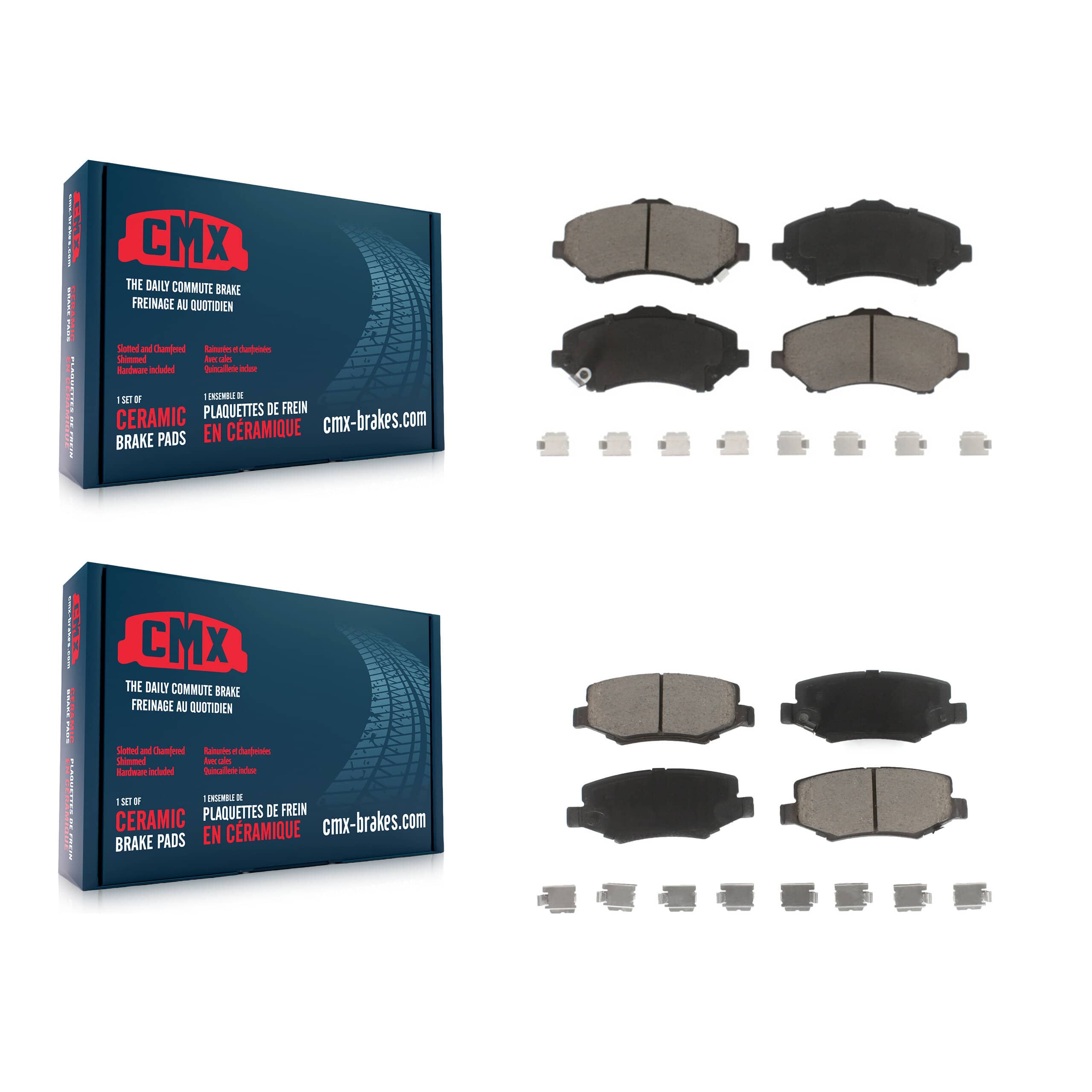 CMX - KCX-100388 - Front and Rear Disc Brake Pad Kits