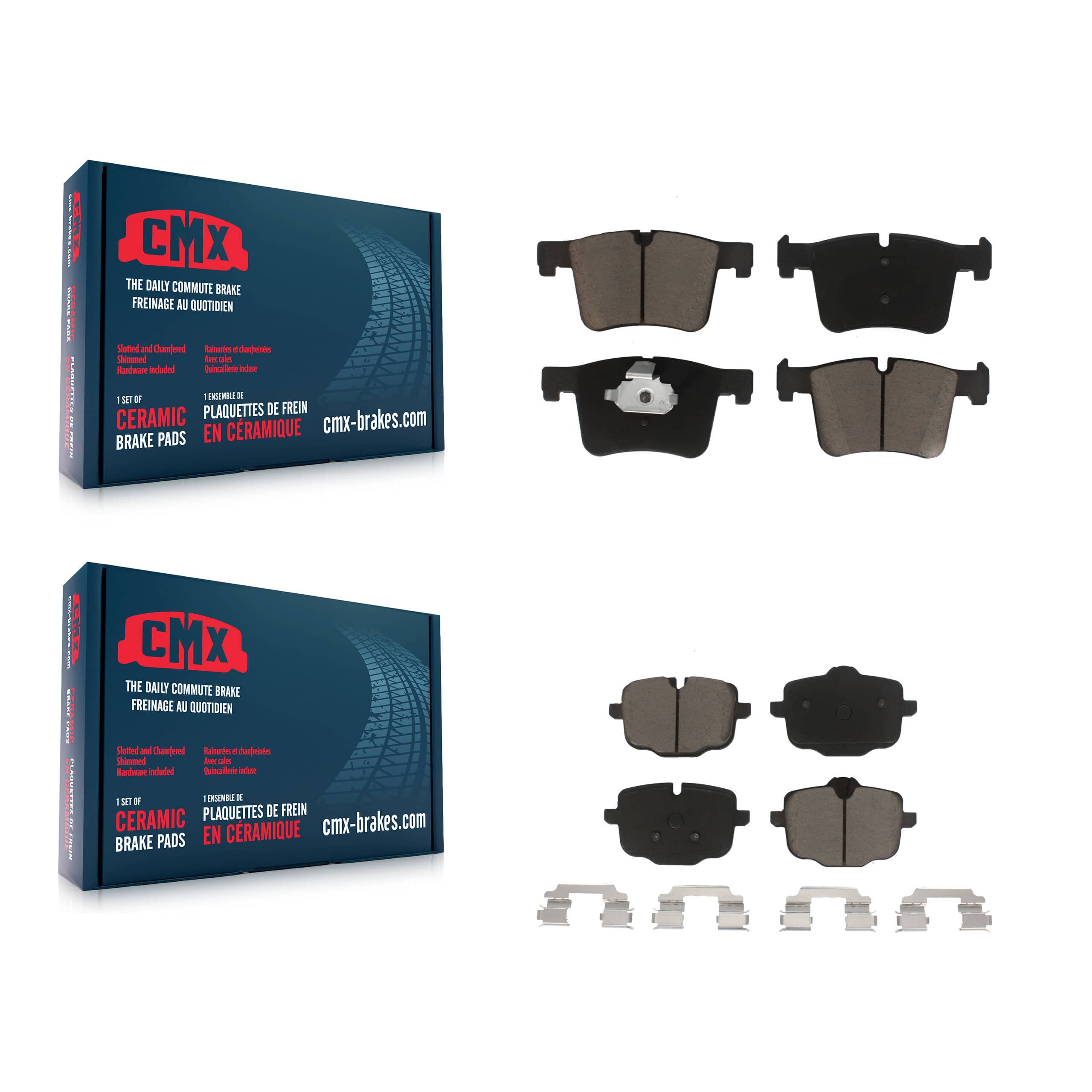 CMX - KCX-100394 - Front and Rear Disc Brake Pad Kits