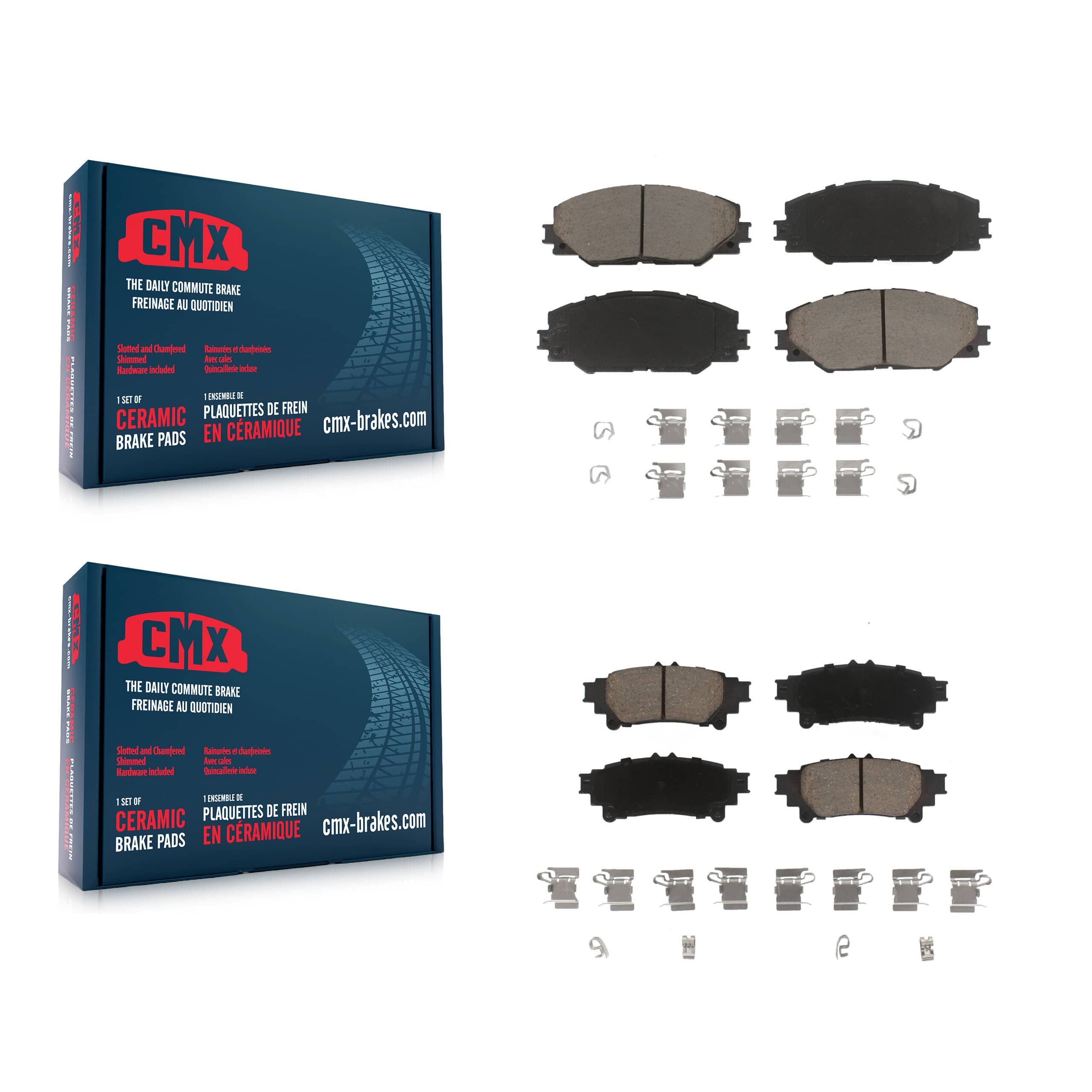 CMX - KCX-100433 - Front and Rear Disc Brake Pad Kits