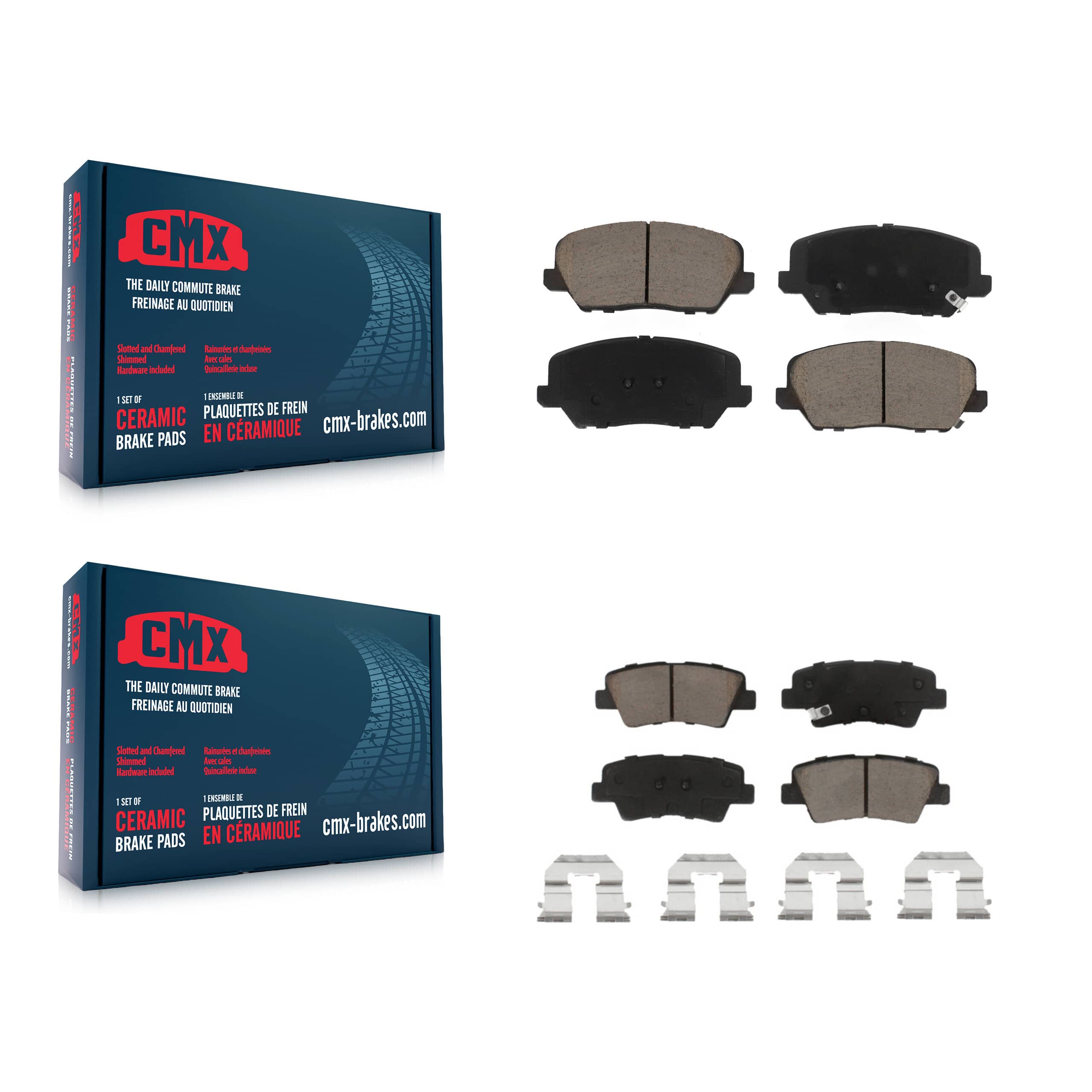 CMX - KCX-100442 - Front and Rear Disc Brake Pad Kits