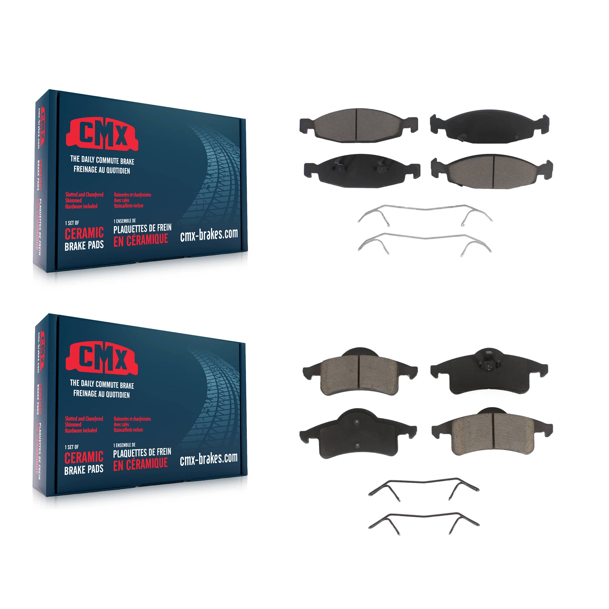 CMX - KCX-100446 - Front and Rear Disc Brake Pad Kits