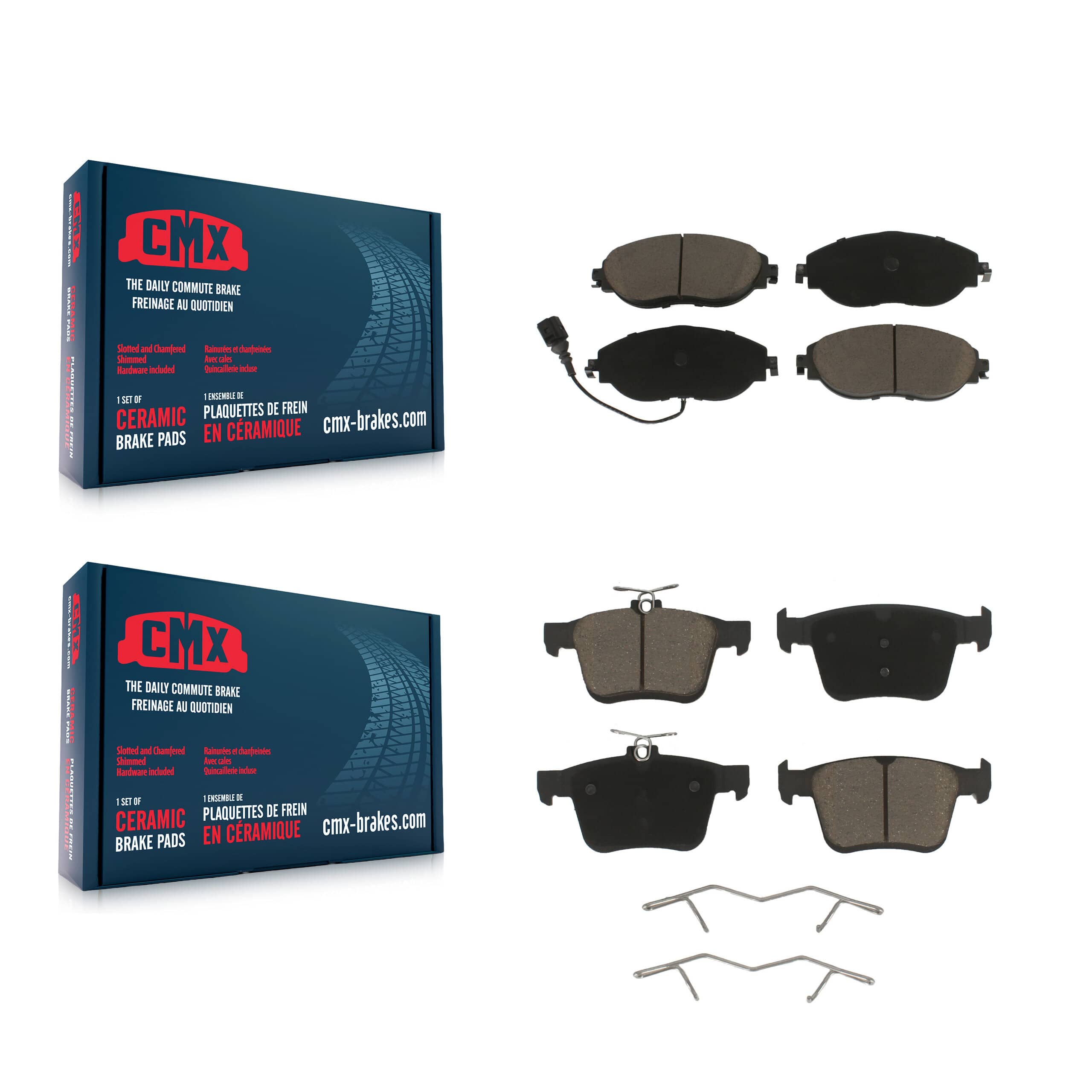CMX - KCX-100449 - Front and Rear Disc Brake Pad Kits