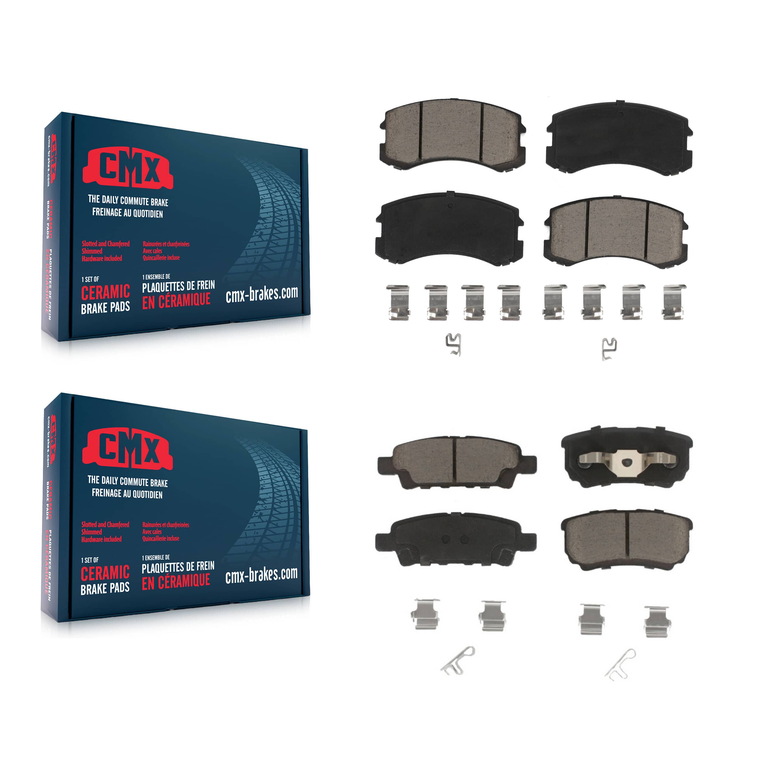 CMX - KCX-100466 - Front and Rear Disc Brake Pad Kits
