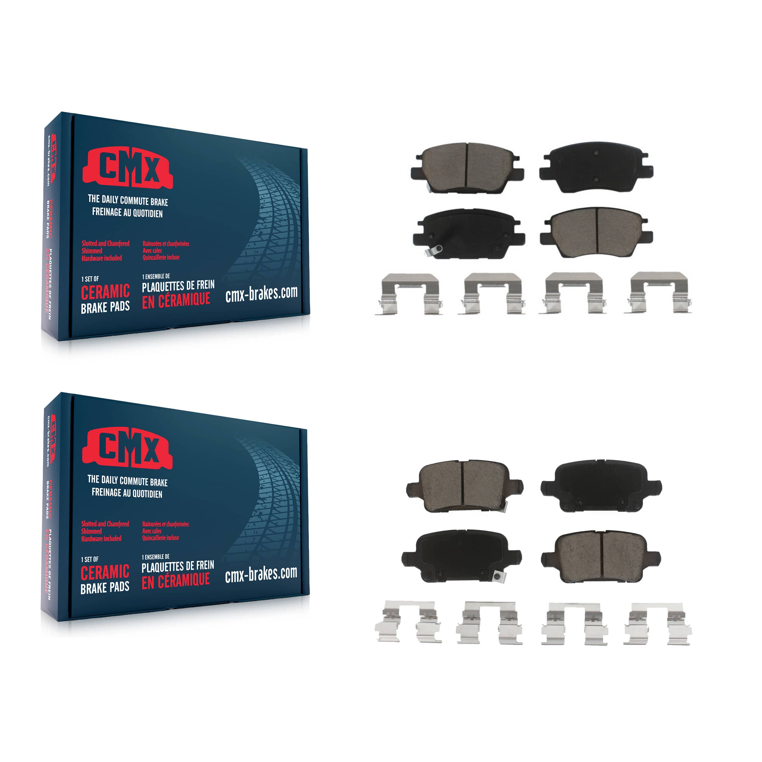 CMX - KCX-100468 - Front and Rear Disc Brake Pad Kits