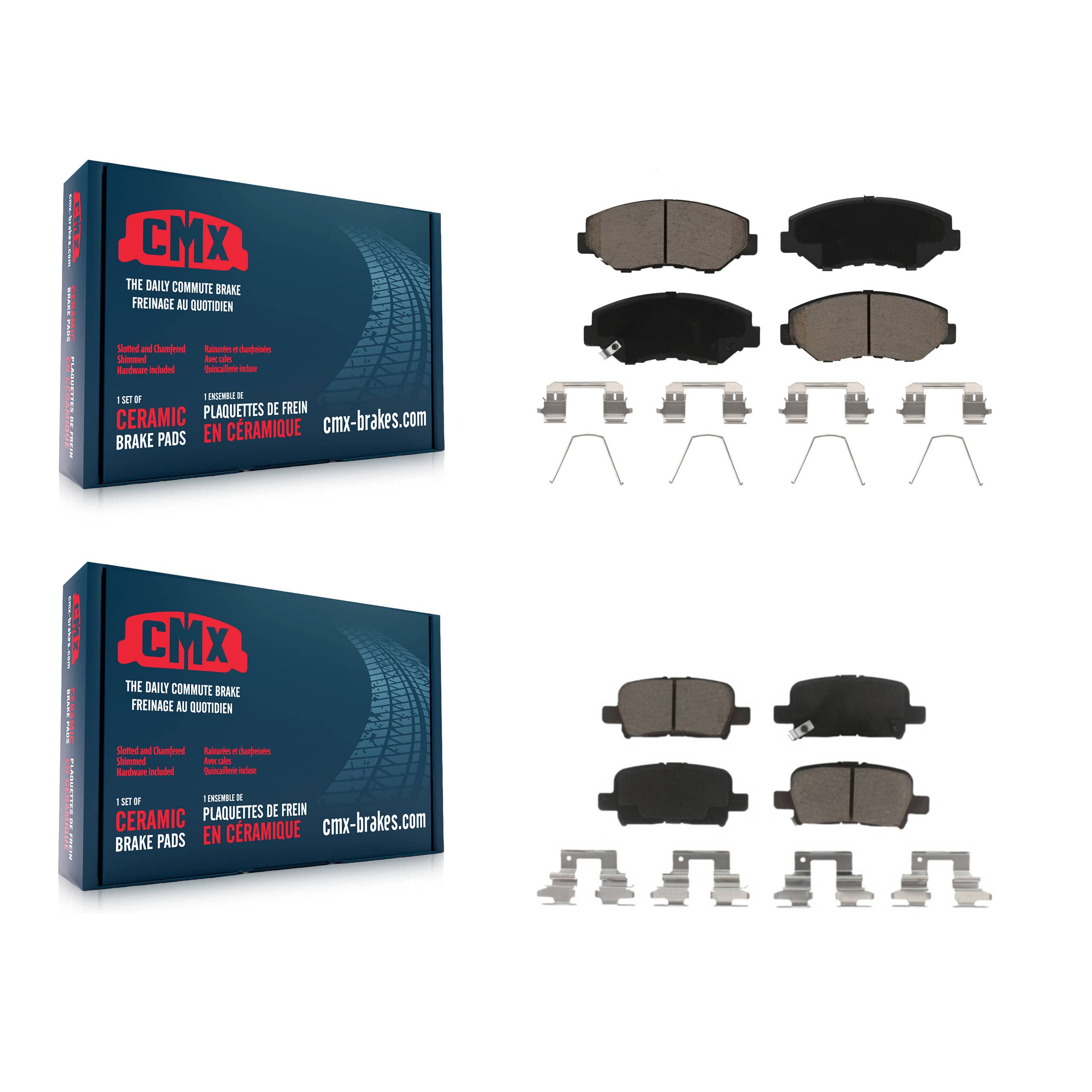 CMX - KCX-100475 - Front and Rear Disc Brake Pad Kits