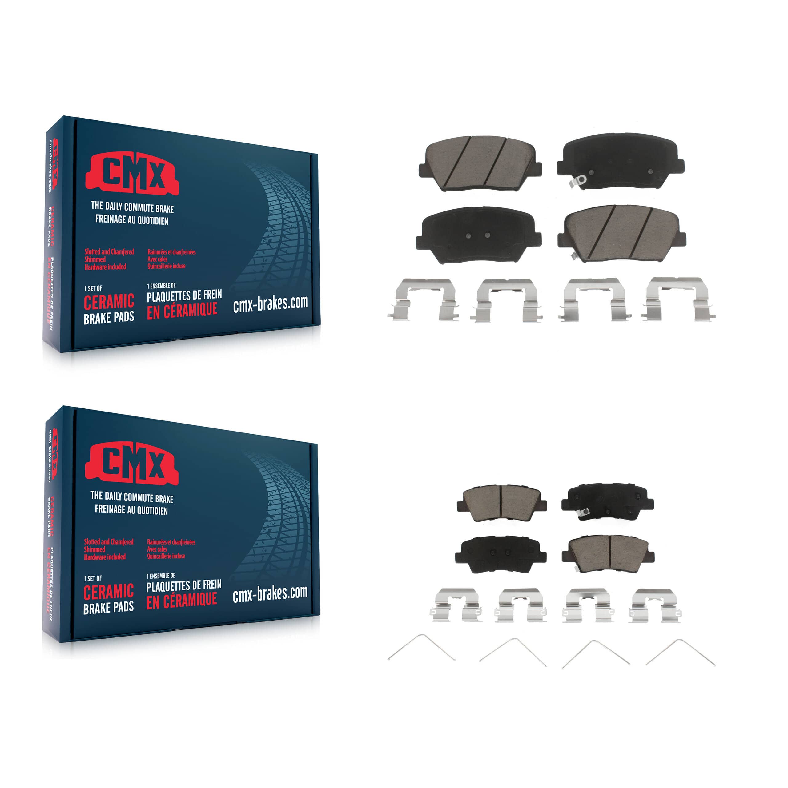 CMX - KCX-100484 - Front and Rear Disc Brake Pad Kits