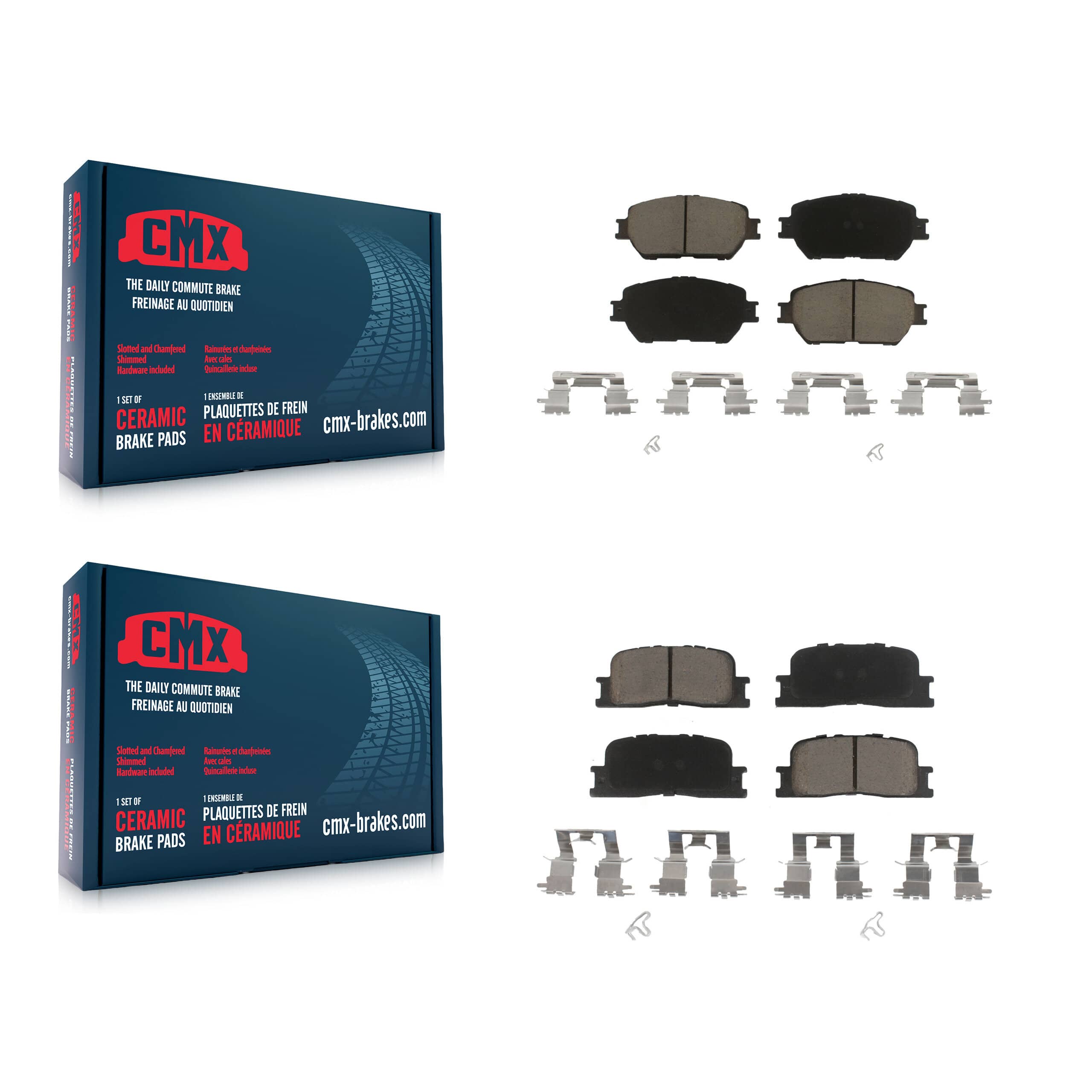 CMX - KCX-100494 - Front and Rear Disc Brake Pad Kits