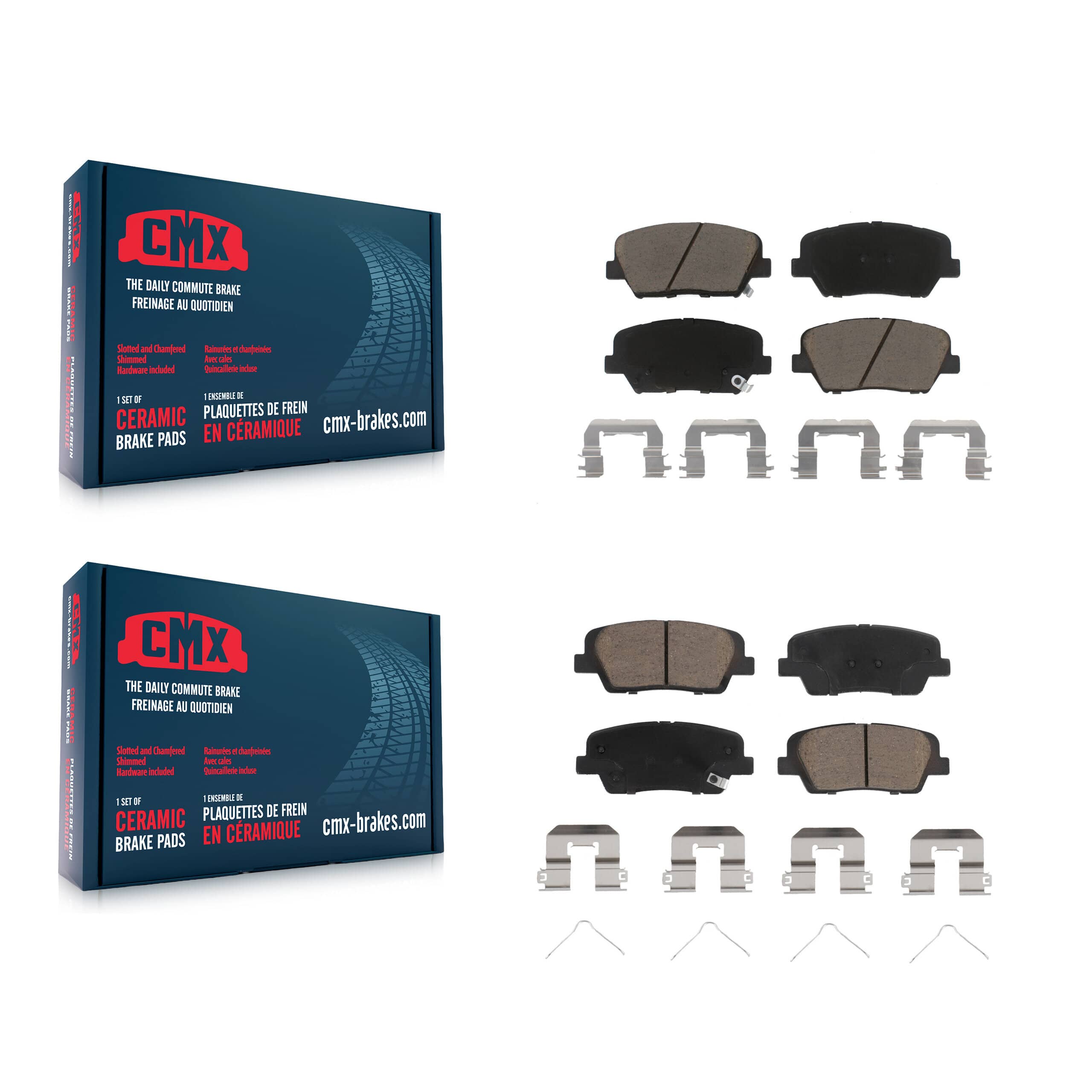 CMX - KCX-100507 - Front and Rear Disc Brake Pad Kits
