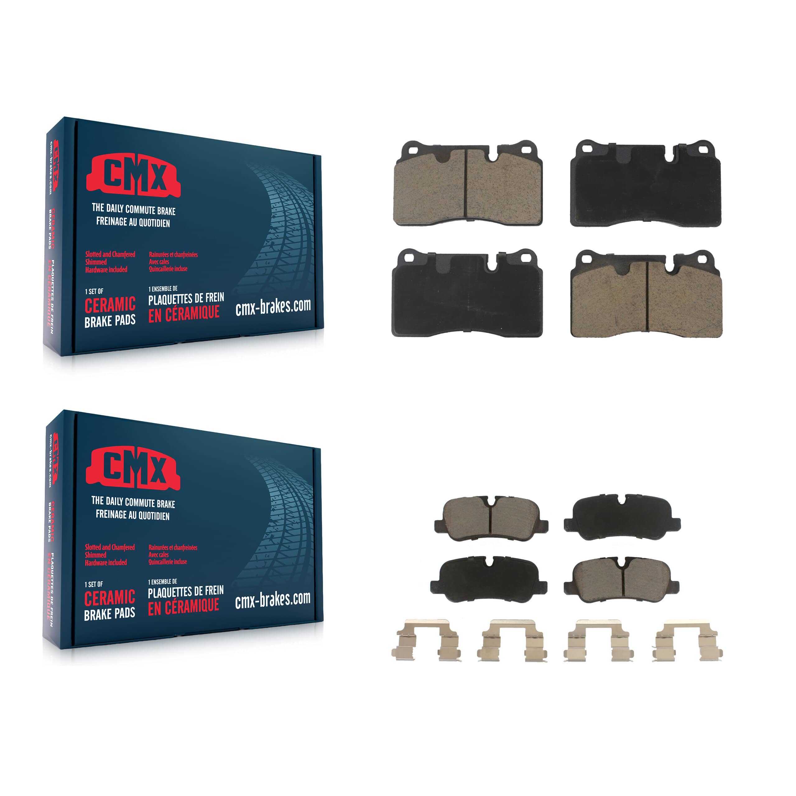 CMX - KCX-100518 - Front and Rear Disc Brake Pad Kits