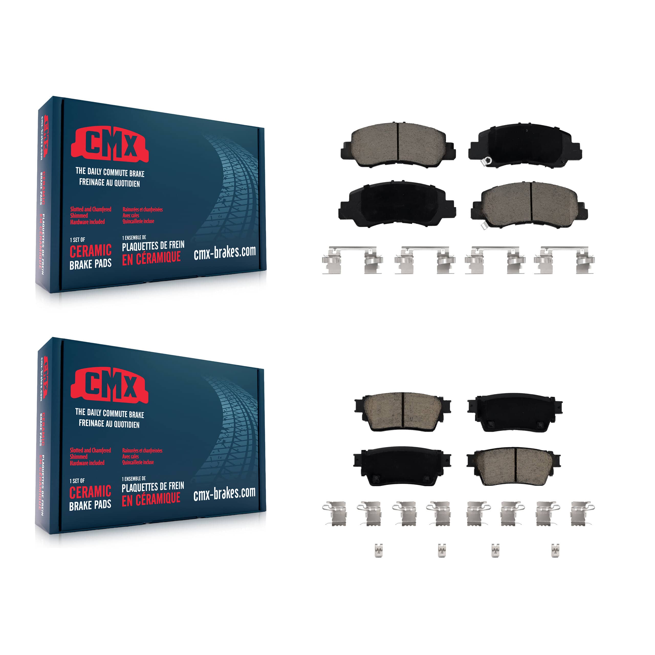 CMX - KCX-100530 - Front and Rear Disc Brake Pad Kits