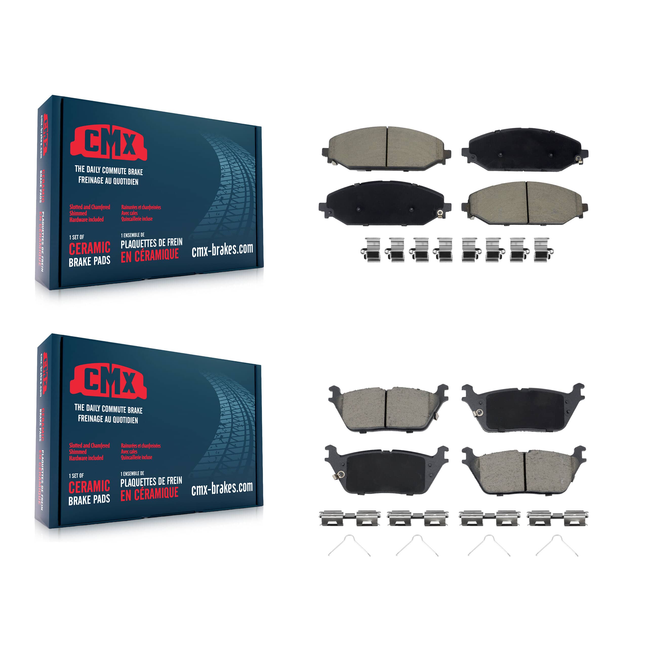 CMX - KCX-100538 - Front and Rear Disc Brake Pad Kits