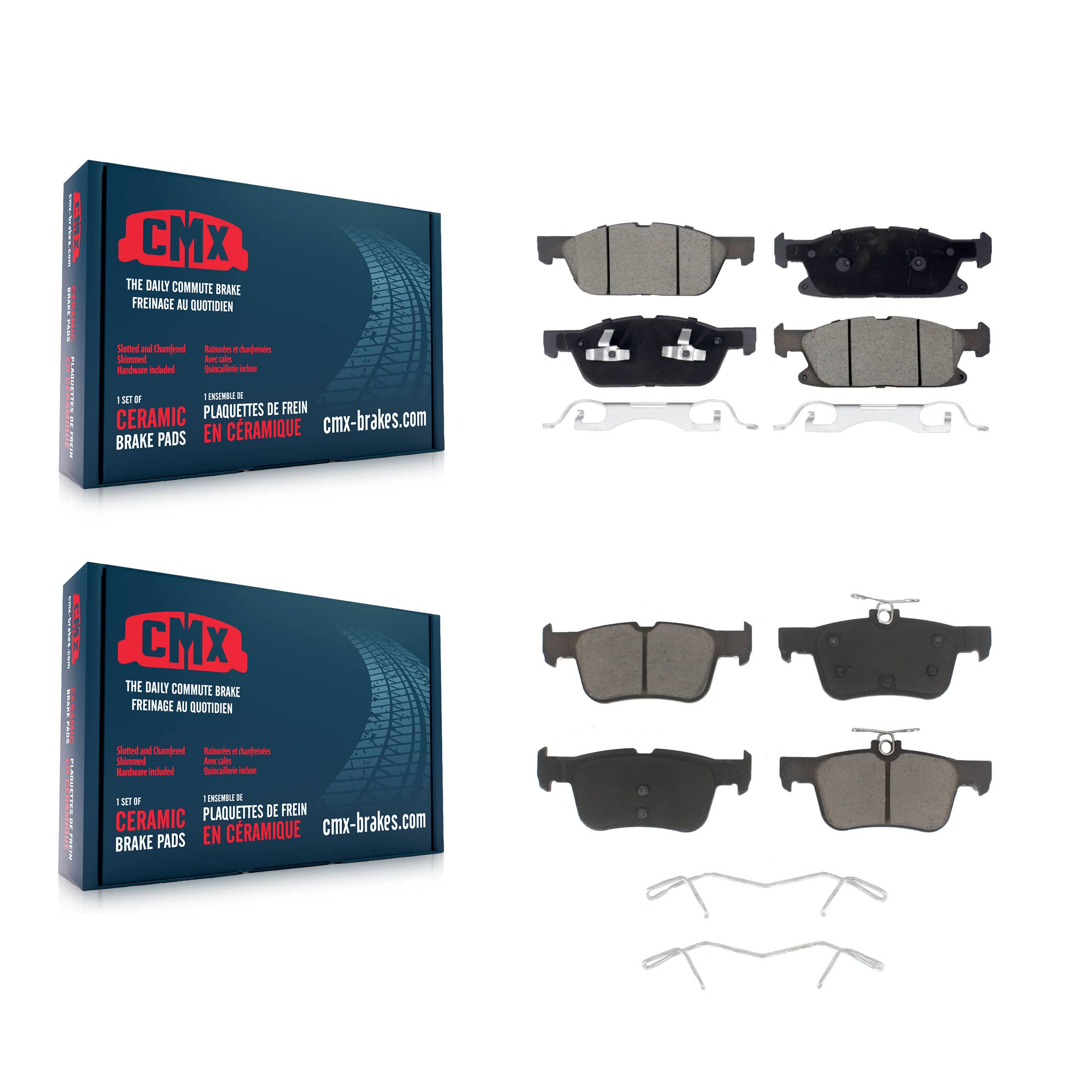 CMX - KCX-100539 - Front and Rear Disc Brake Pad Kits