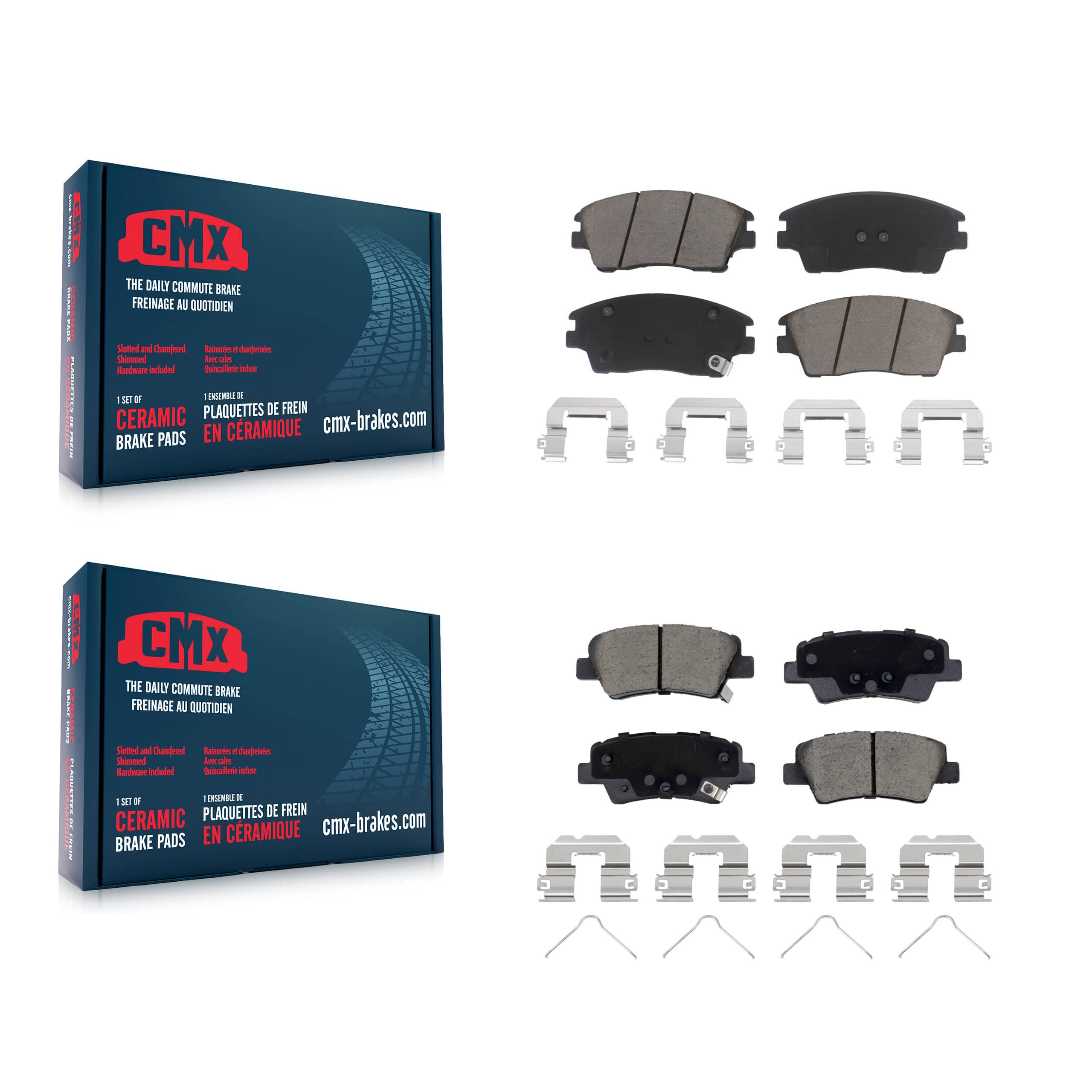 CMX - KCX-100540 - Front and Rear Disc Brake Pad Kits