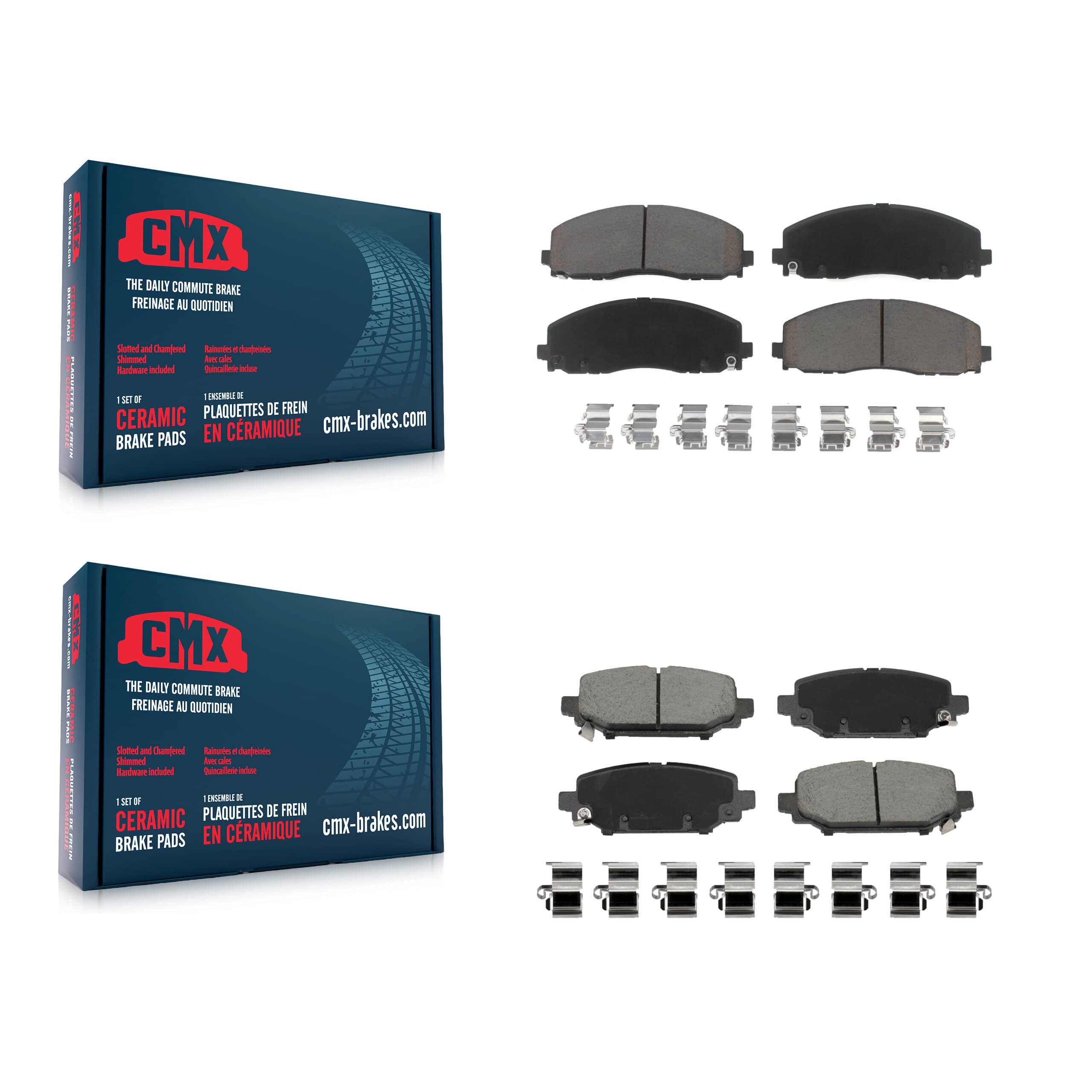 CMX - KCX-100544 - Front and Rear Disc Brake Pad Kits