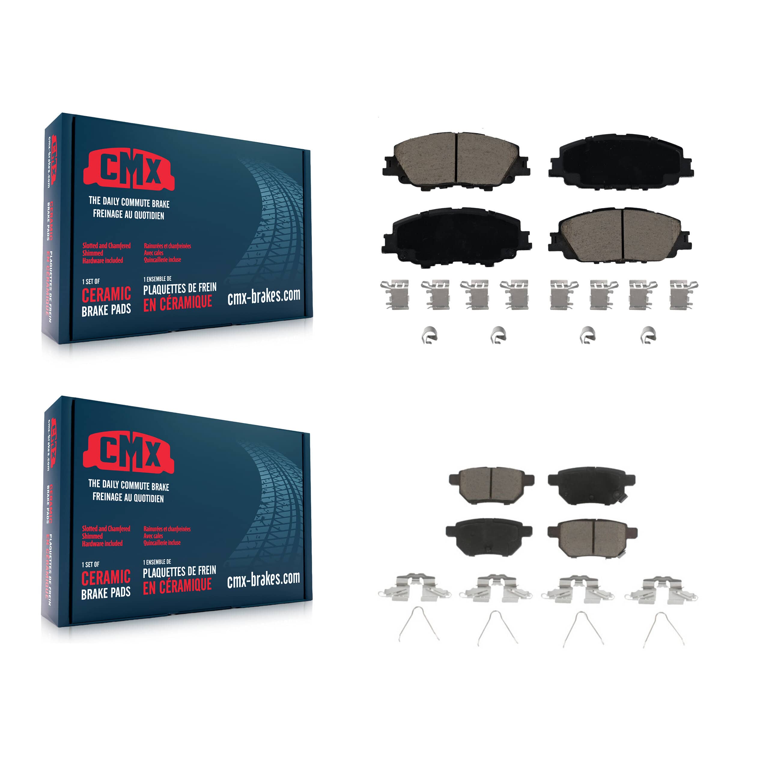 CMX - KCX-100561 - Front and Rear Disc Brake Pad Kits