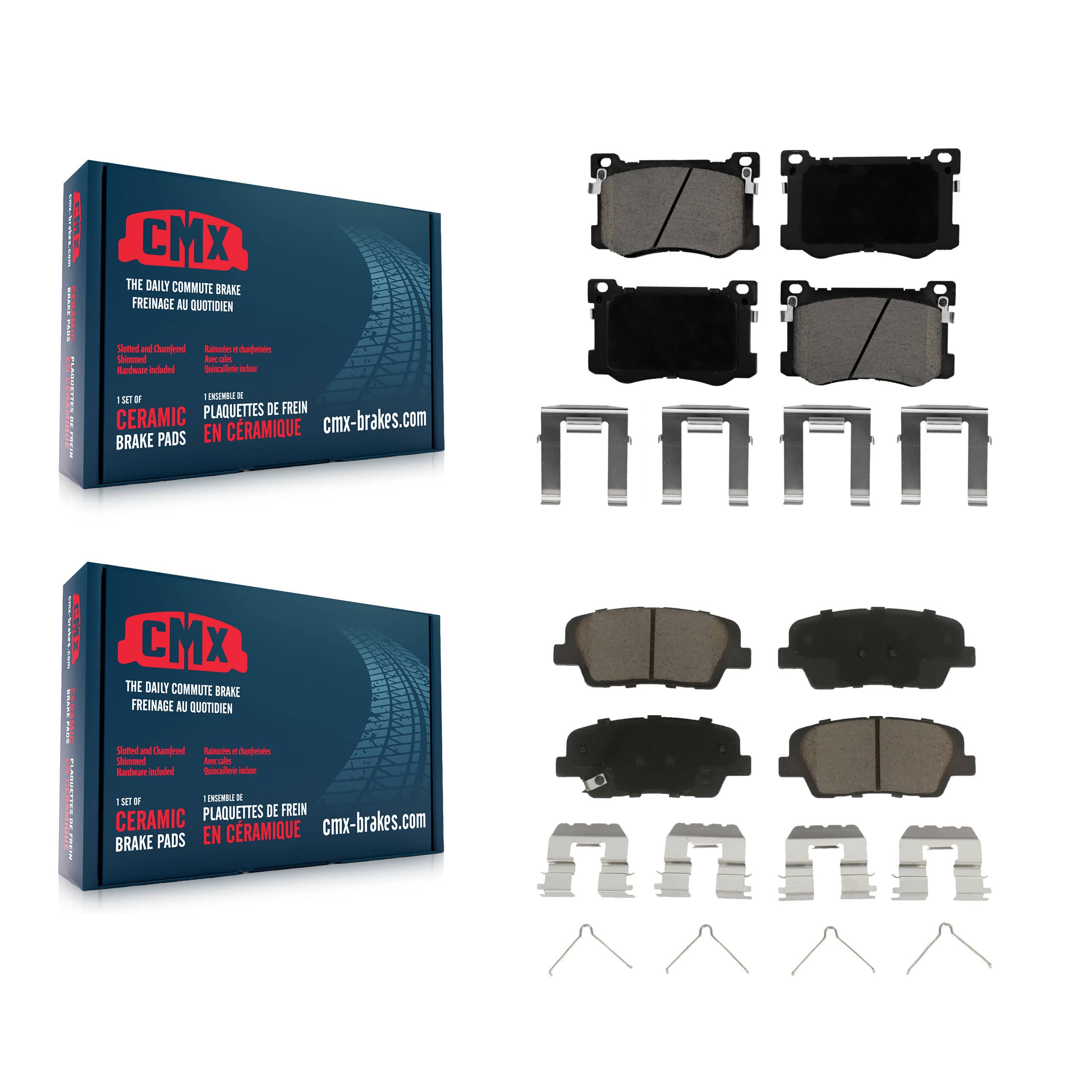 CMX - KCX-100576 - Front and Rear Disc Brake Pad Kits