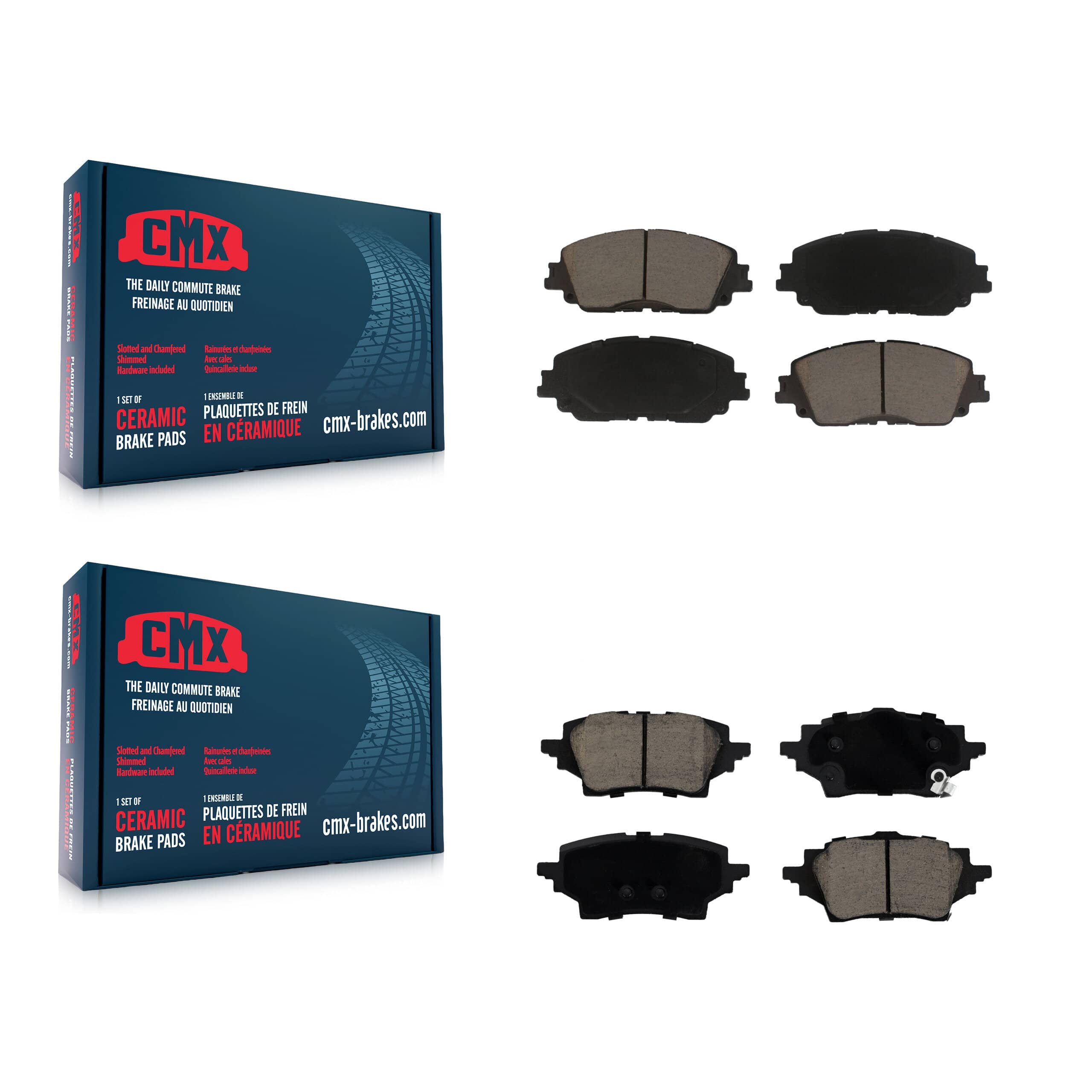 CMX - KCX-100577 - Front and Rear Disc Brake Pad Kits