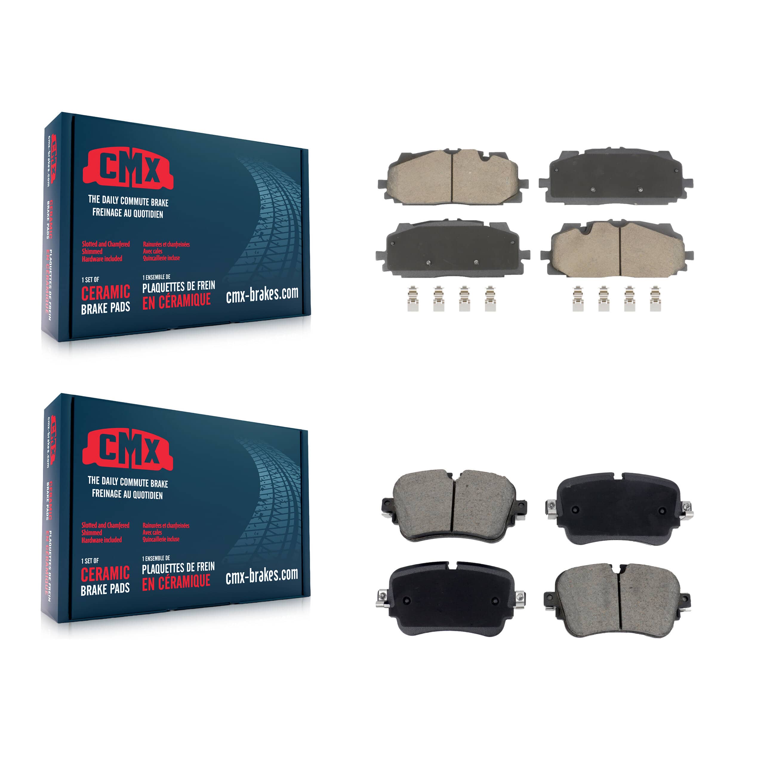 CMX - KCX-100599 - Front and Rear Disc Brake Pad Kits