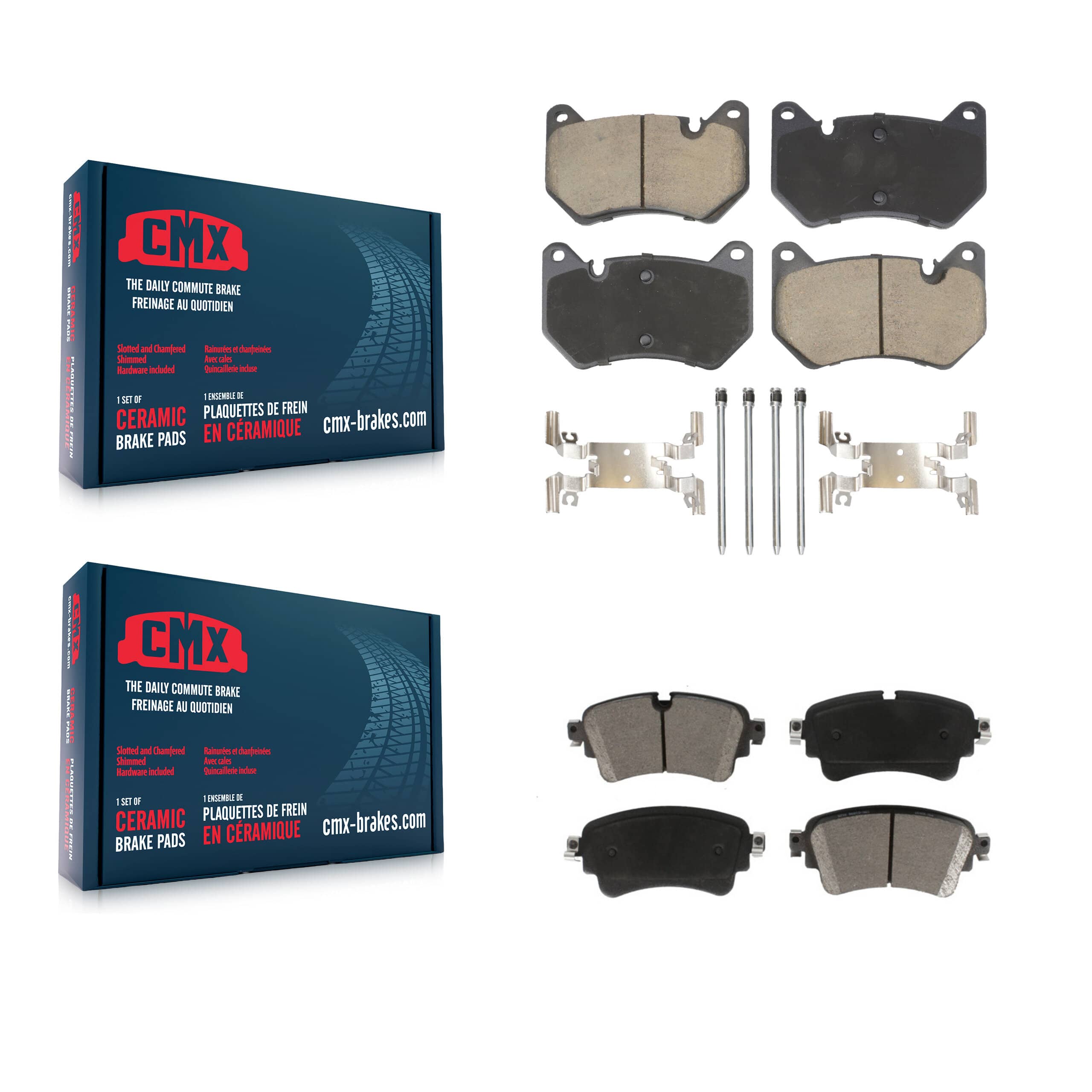 CMX - KCX-100601 - Front and Rear Disc Brake Pad Kits