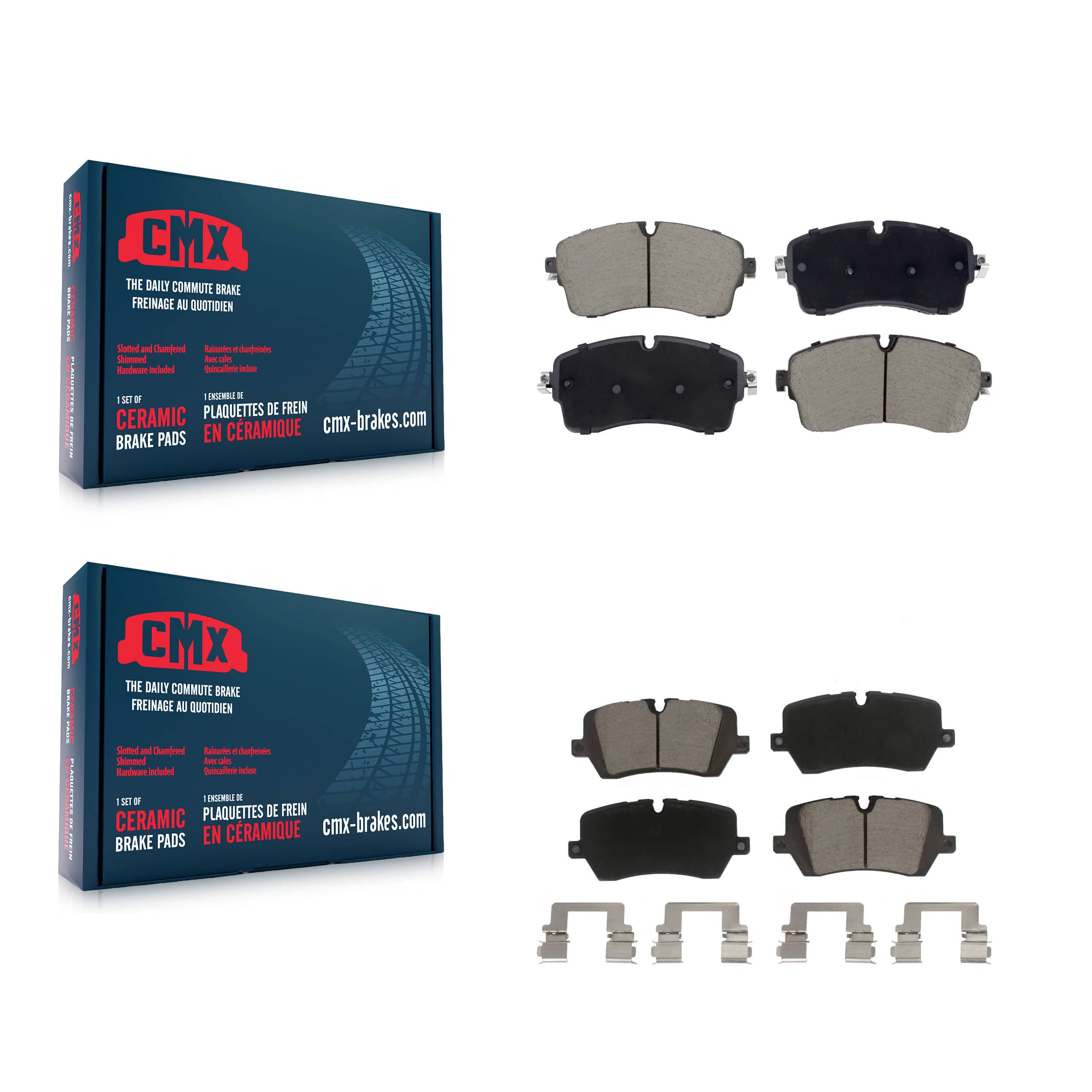 CMX - KCX-100603 - Front and Rear Disc Brake Pad Kits