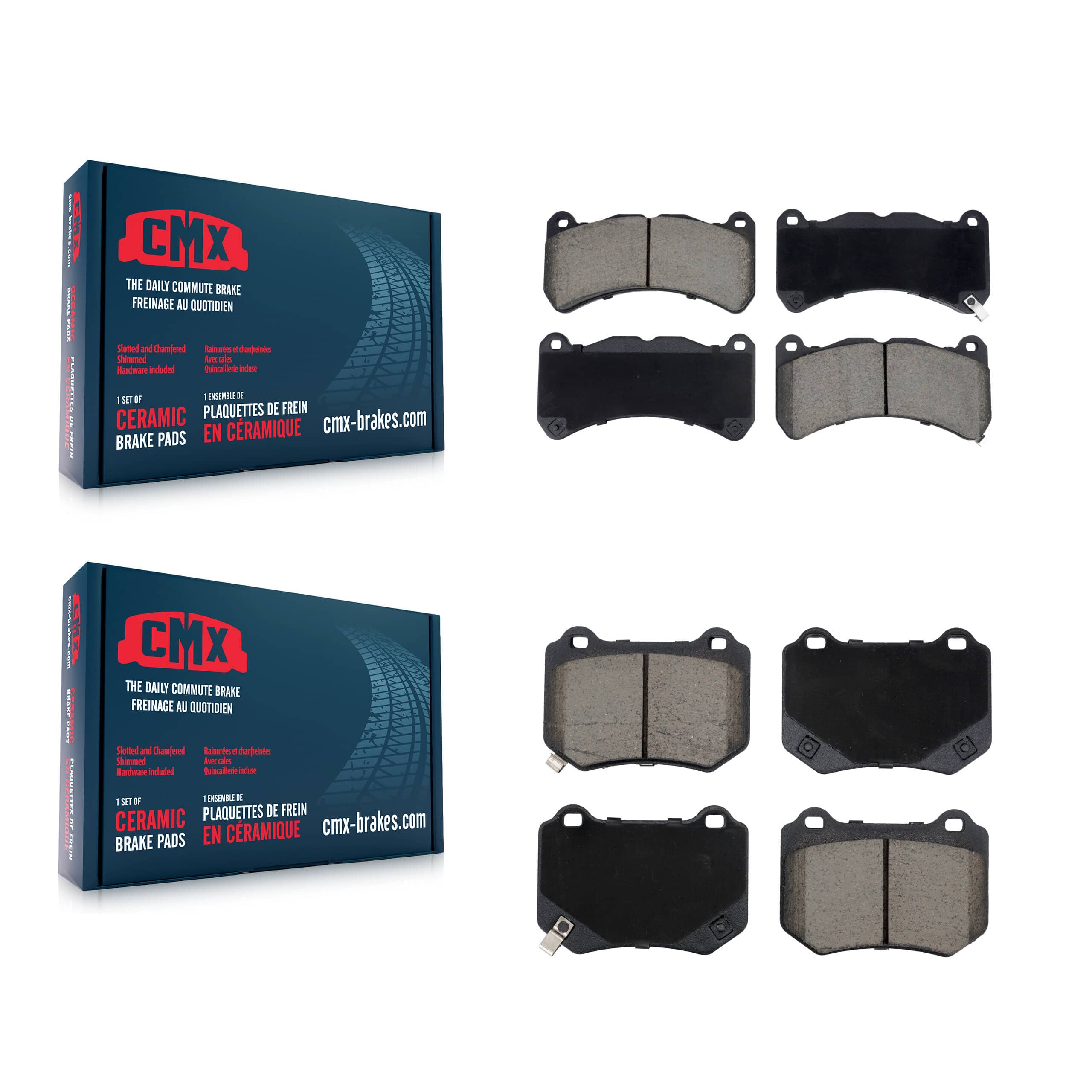 CMX - KCX-100629 - Front and Rear Disc Brake Pad Kits