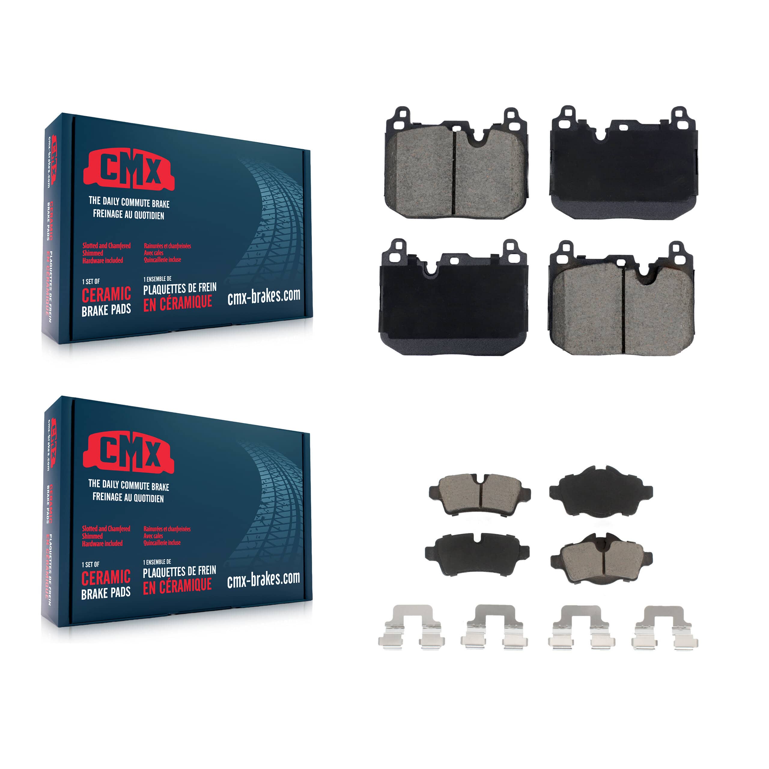 CMX - KCX-100631 - Front and Rear Disc Brake Pad Kits