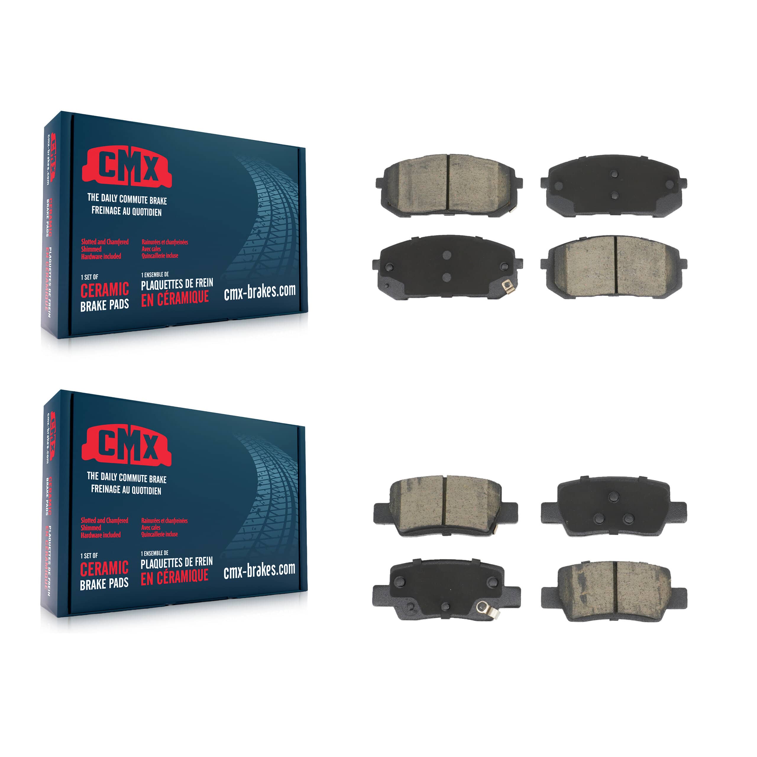 CMX - KCX-100656 - Front and Rear Disc Brake Pad Kits