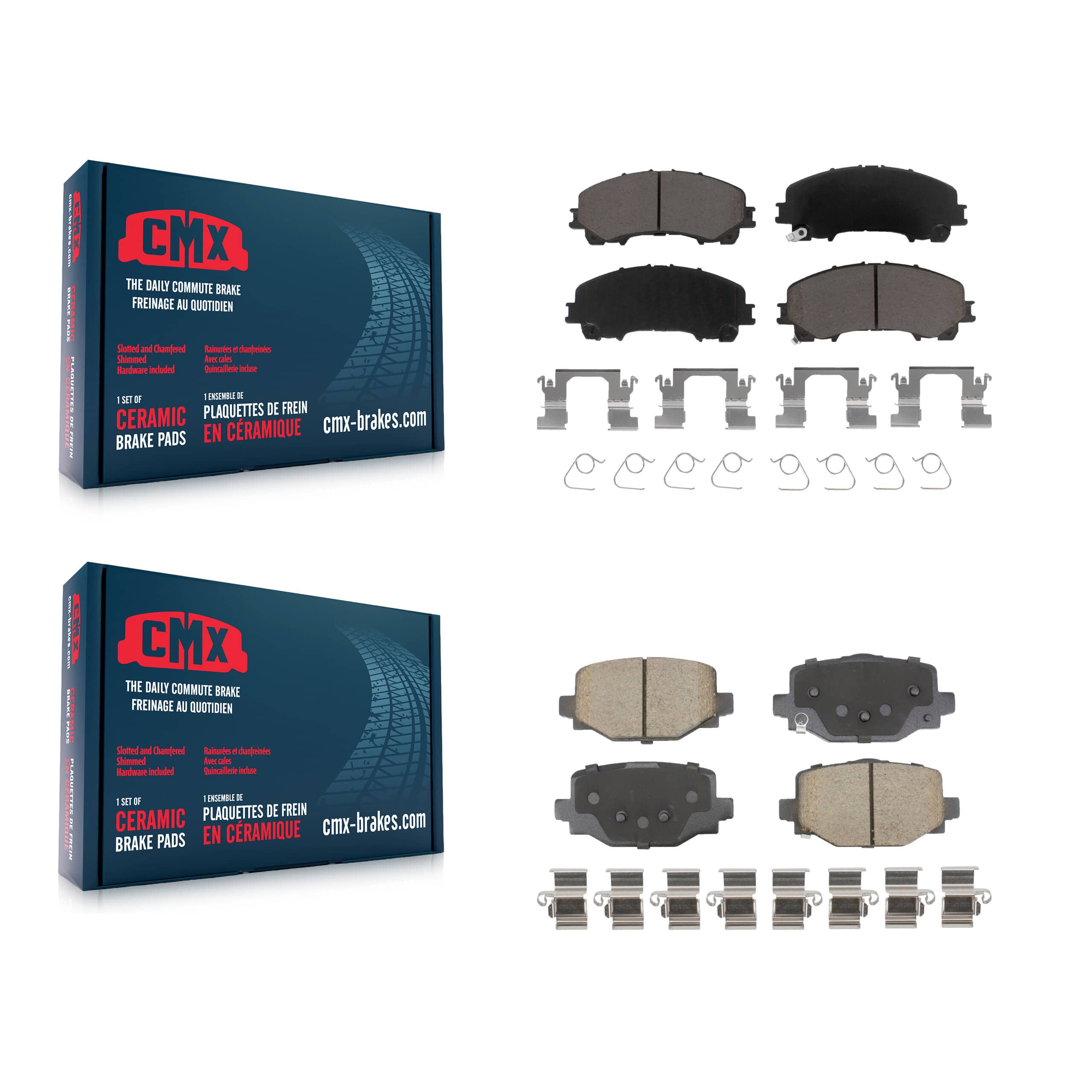CMX - KCX-100662 - Front and Rear Disc Brake Pad Kits