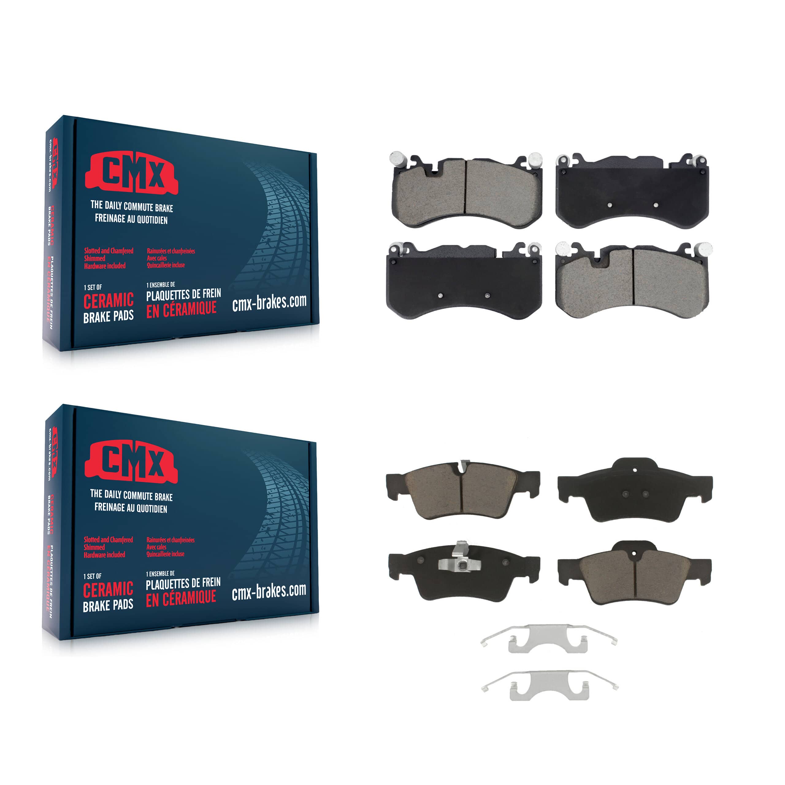 CMX - KCX-100665 - Front and Rear Disc Brake Pad Kits