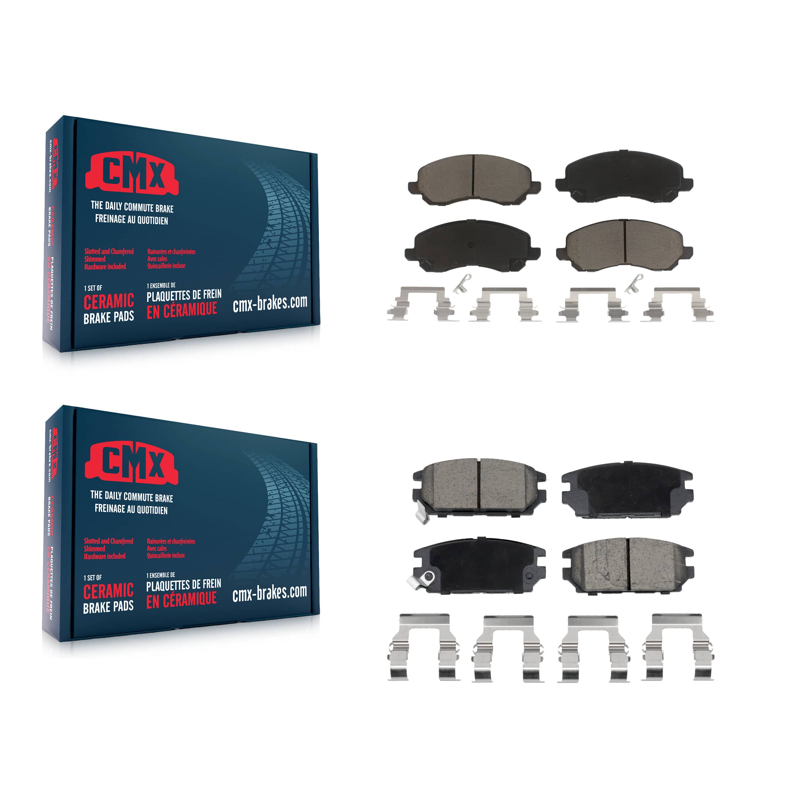 CMX - KCX-100688 - Front and Rear Disc Brake Pad Kits