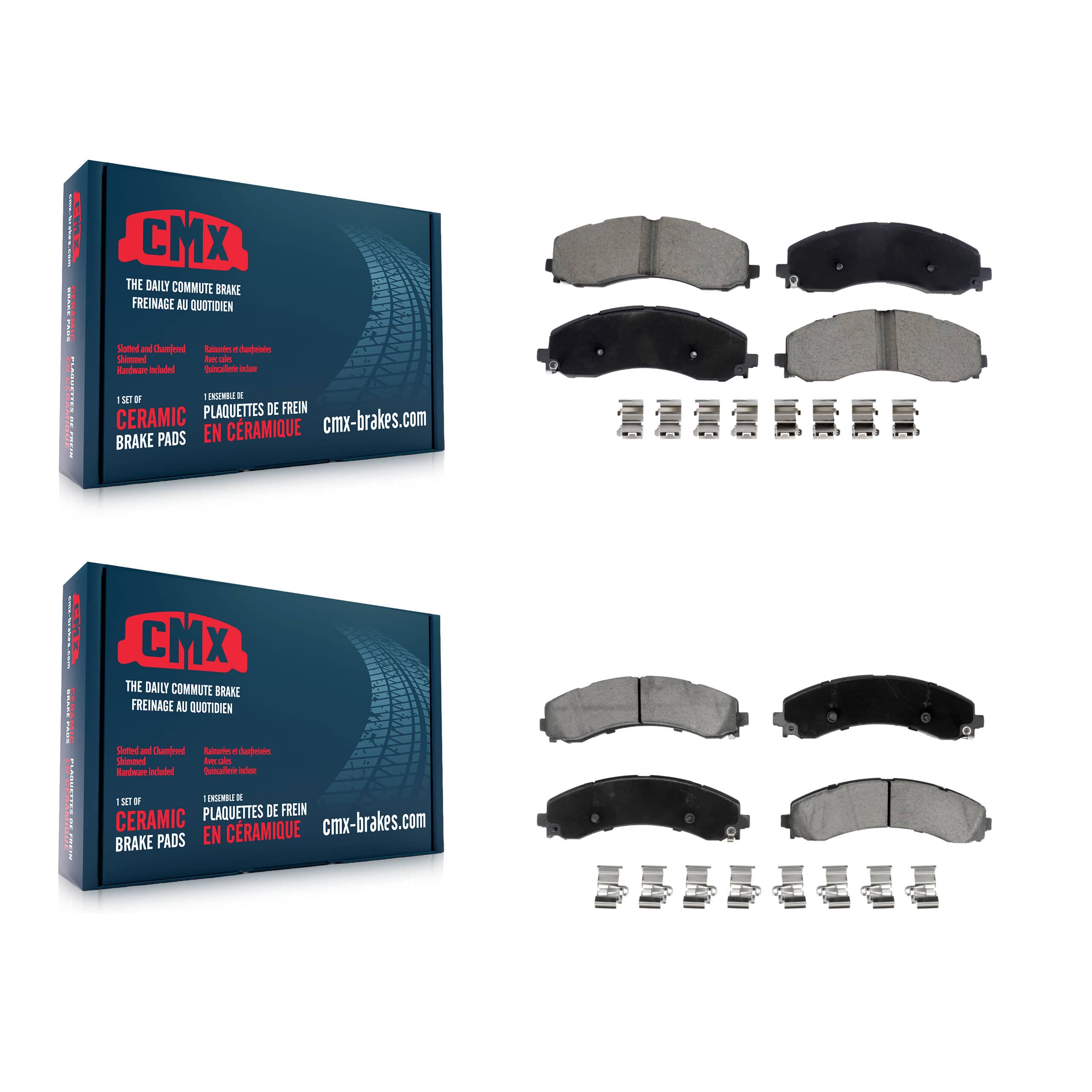 CMX - KCX-100709 - Front and Rear Disc Brake Pad Kits