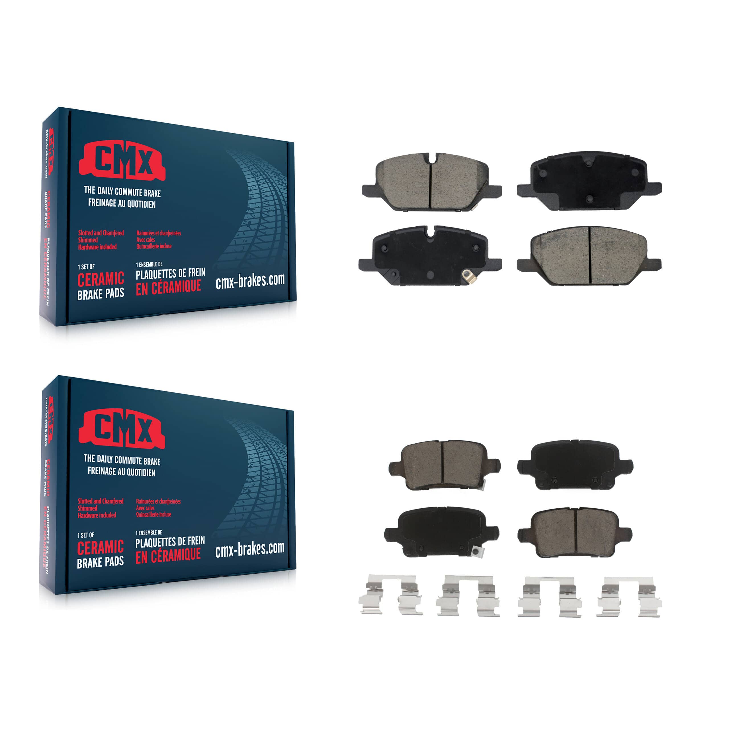 CMX - KCX-100710 - Front and Rear Disc Brake Pad Kits