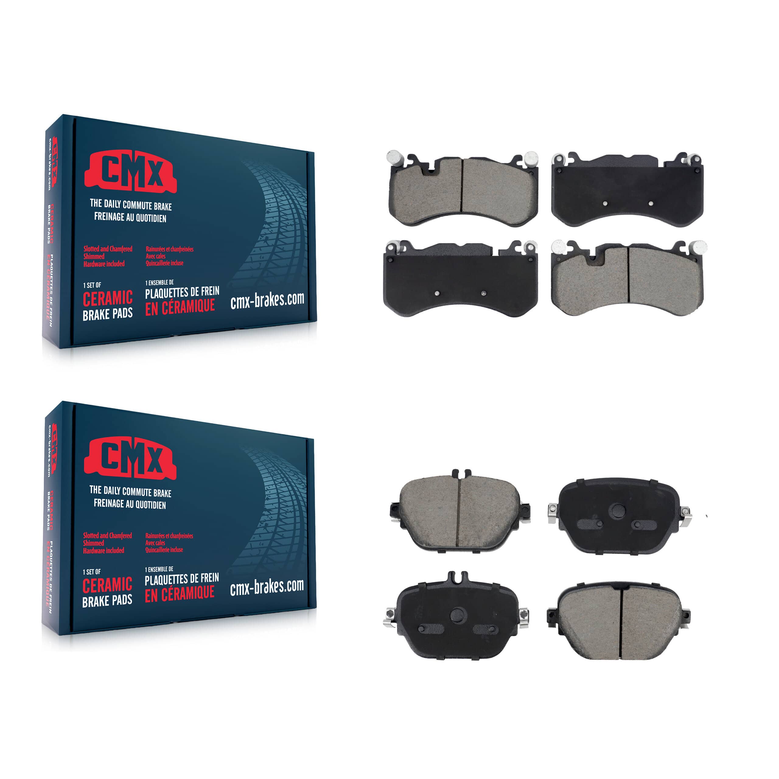 CMX - KCX-100723 - Front and Rear Disc Brake Pad Kits