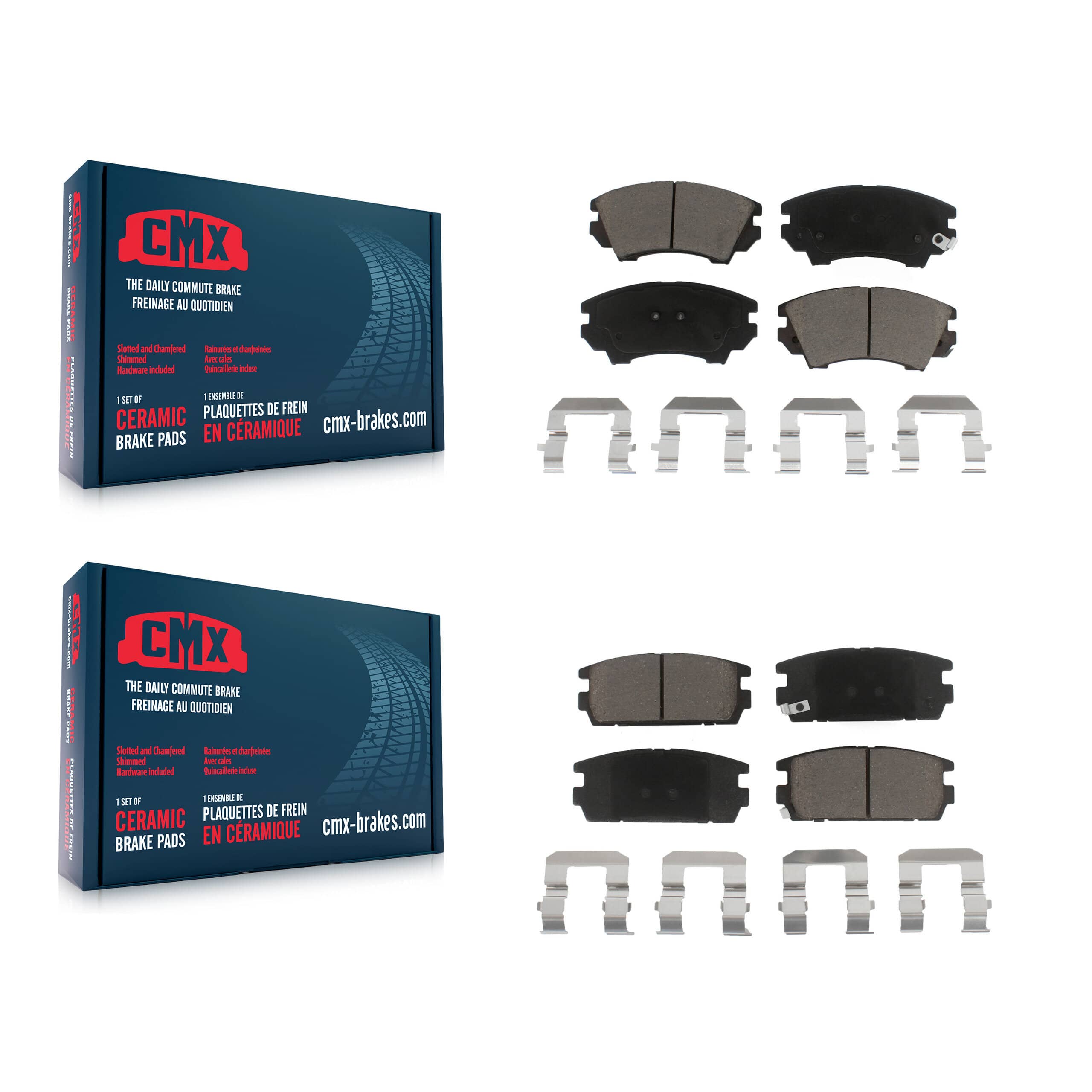 CMX - KCX-100739 - Front and Rear Disc Brake Pad Kits