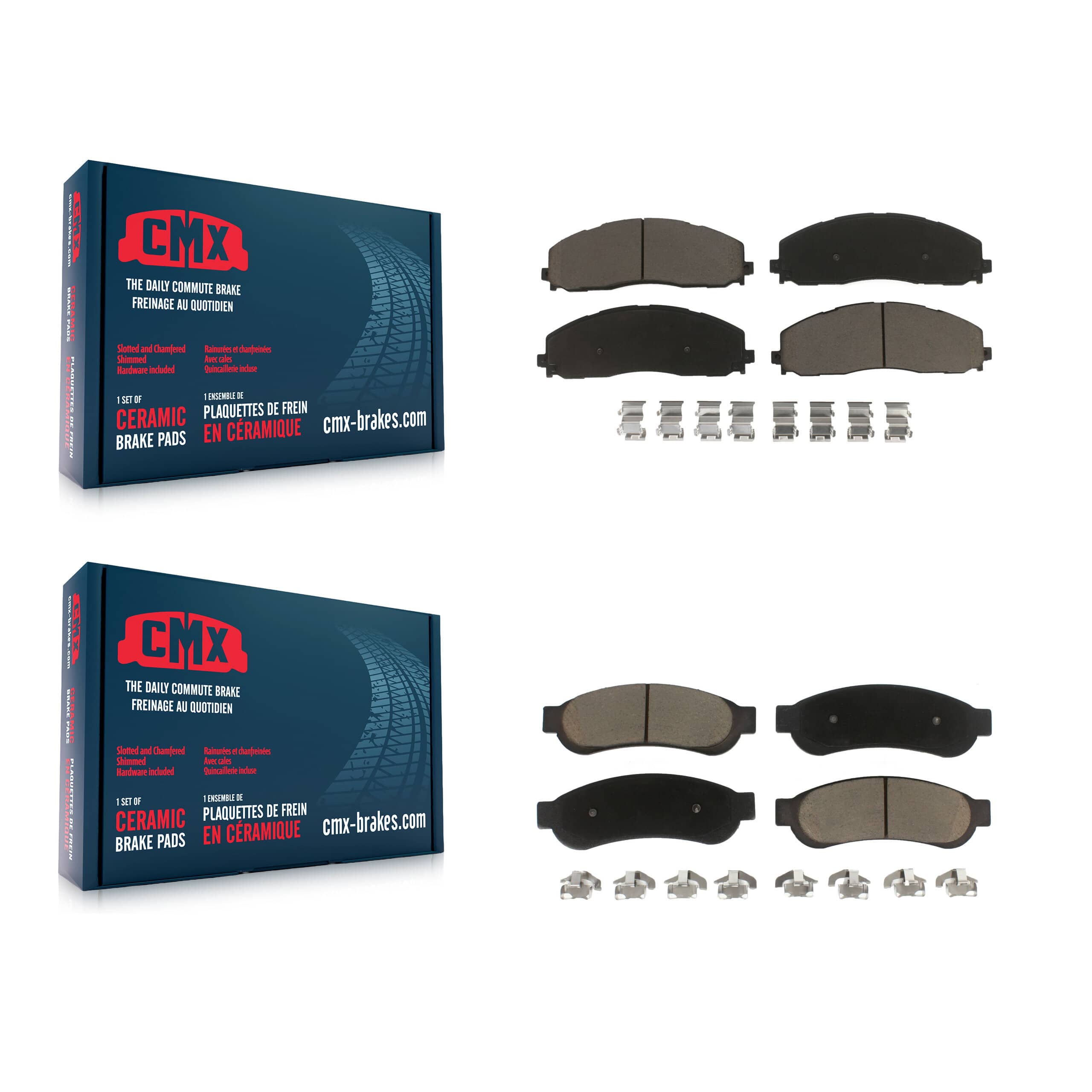 CMX - KCX-100740 - Front and Rear Disc Brake Pad Kits