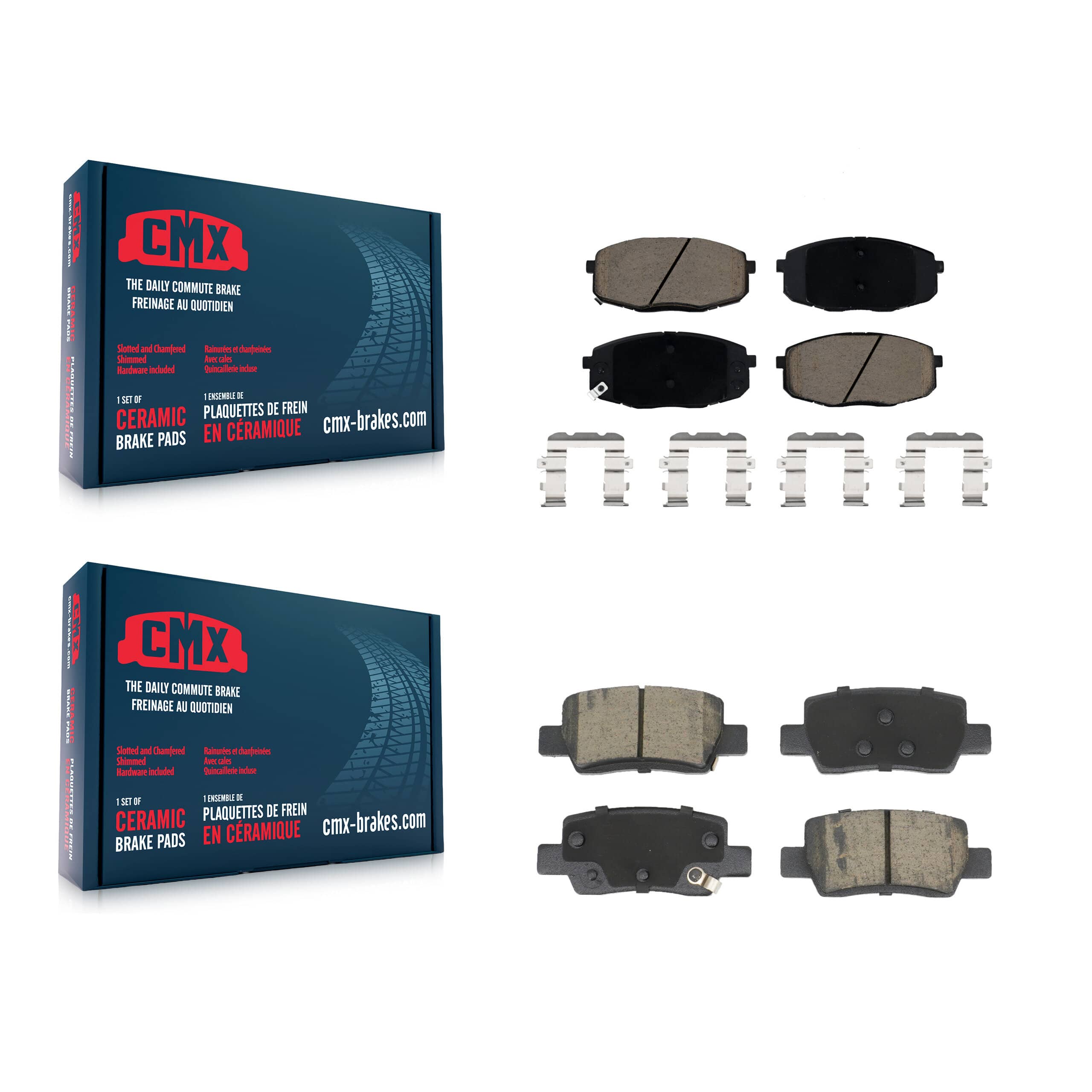 CMX - KCX-100745 - Front and Rear Disc Brake Pad Kits