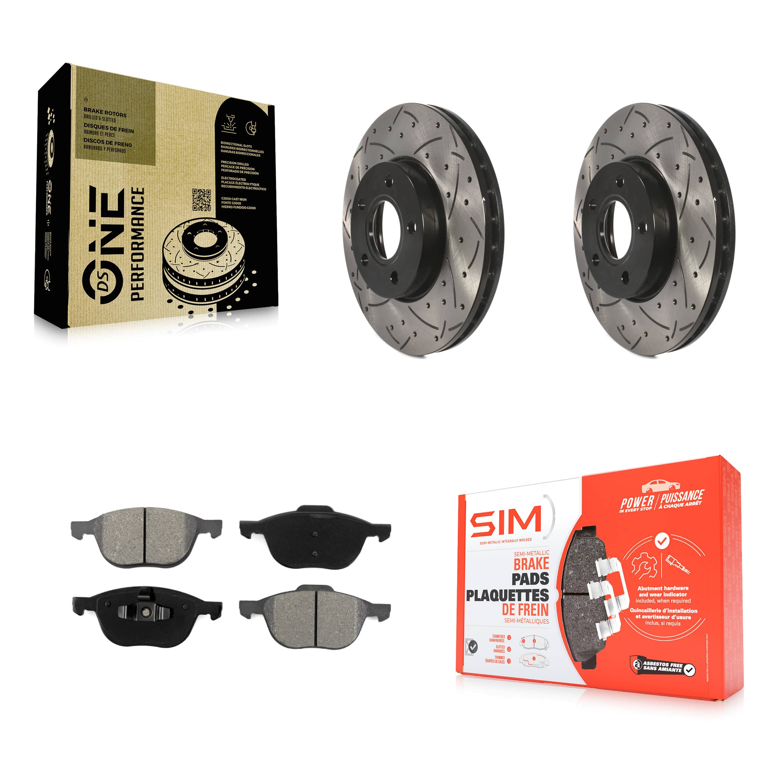 Transit Auto - KDS-100026 - Front Disc Brake Kits