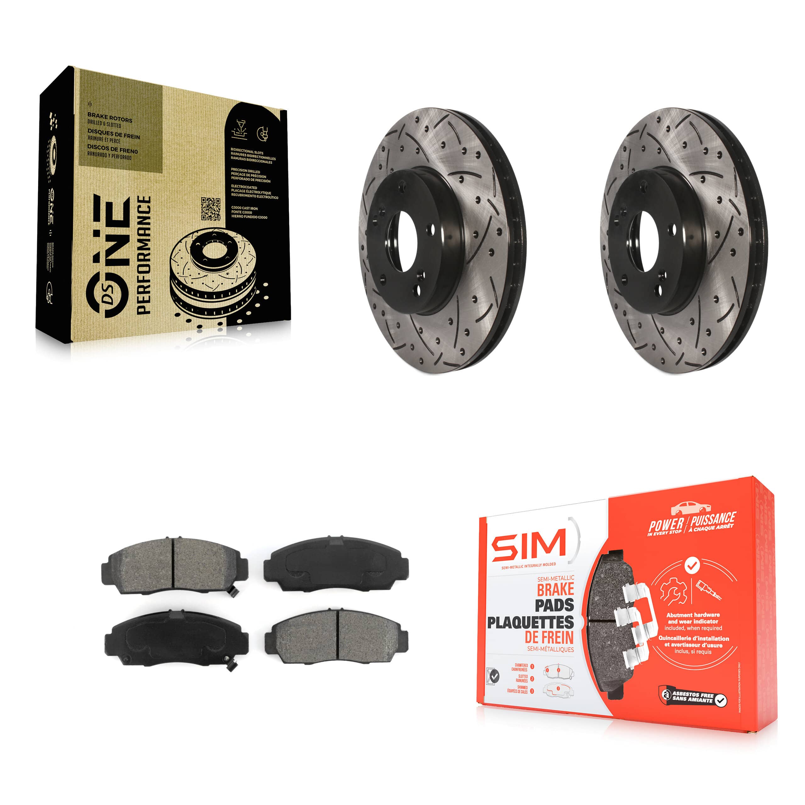 Transit Auto - KDS-100055 - Front Disc Brake Kits