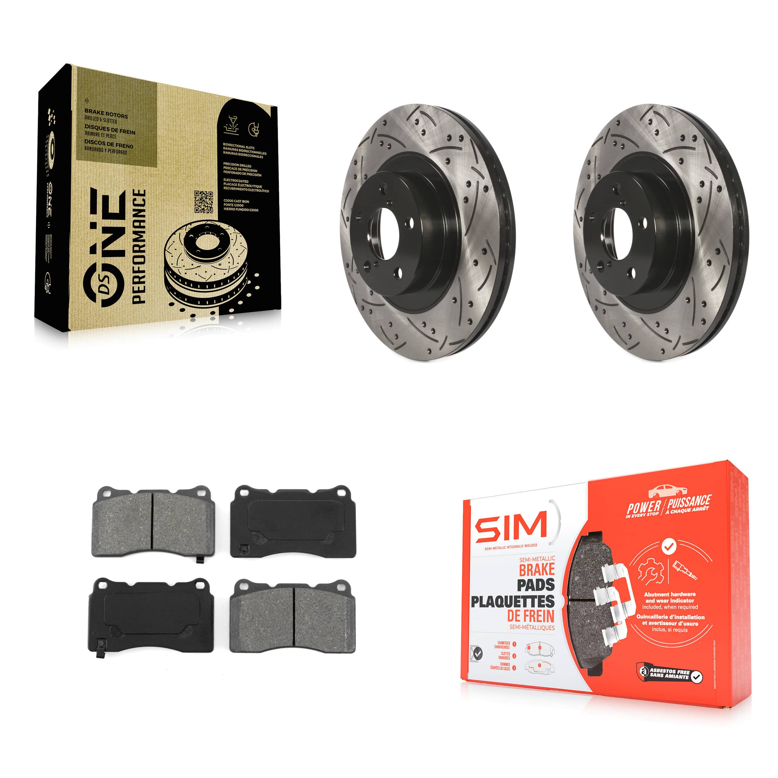 Transit Auto - KDS-100064 - Front Disc Brake Kits