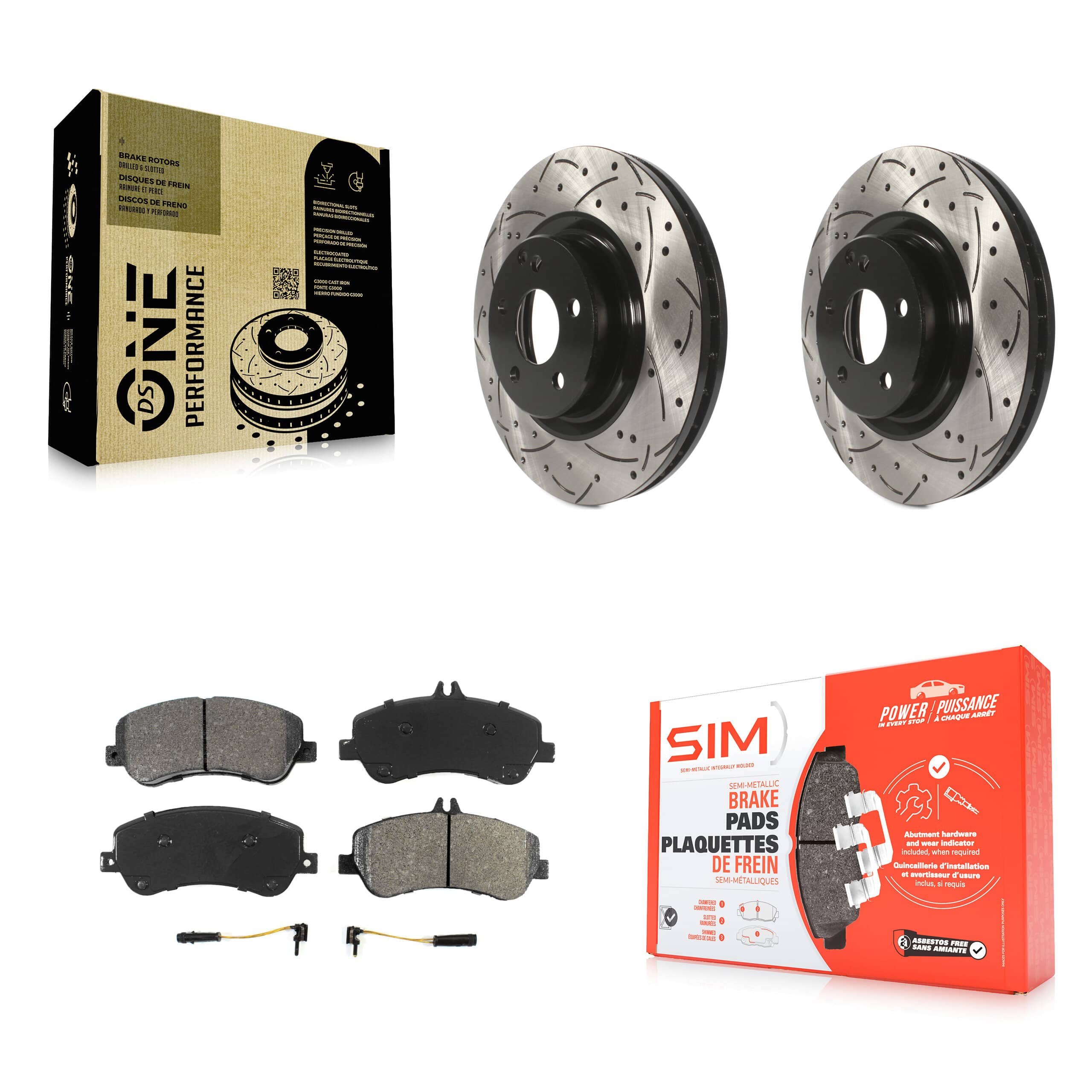 Transit Auto - KDS-100092 - Front Disc Brake Kits