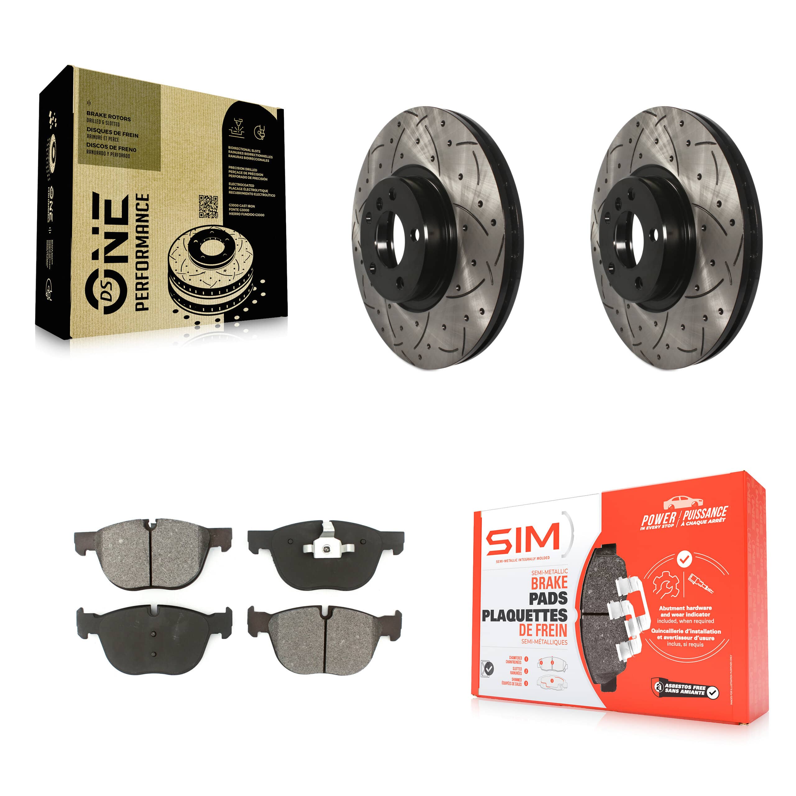 Transit Auto - KDS-100101 - Front Disc Brake Kits