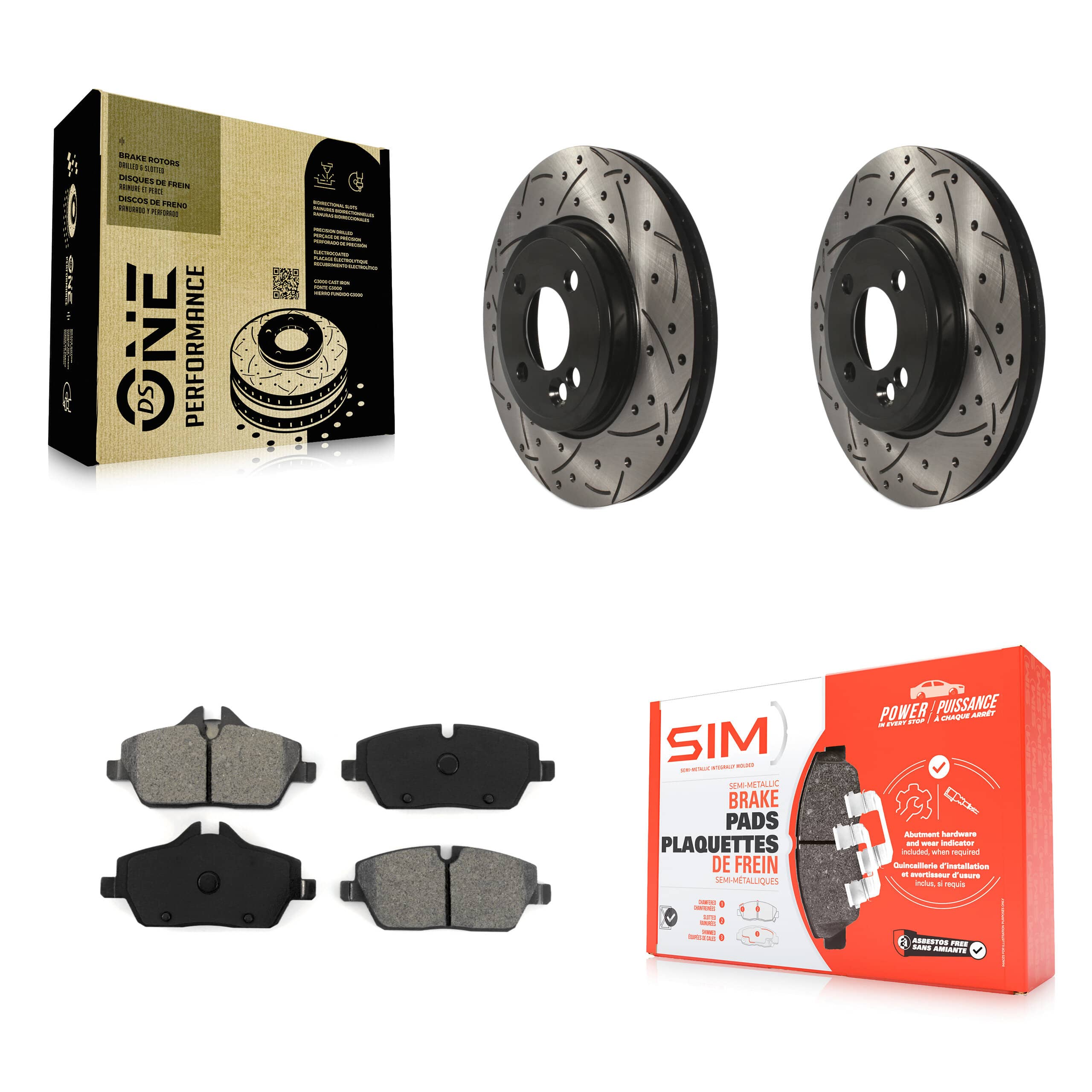 Transit Auto - KDS-100104 - Front Disc Brake Kits