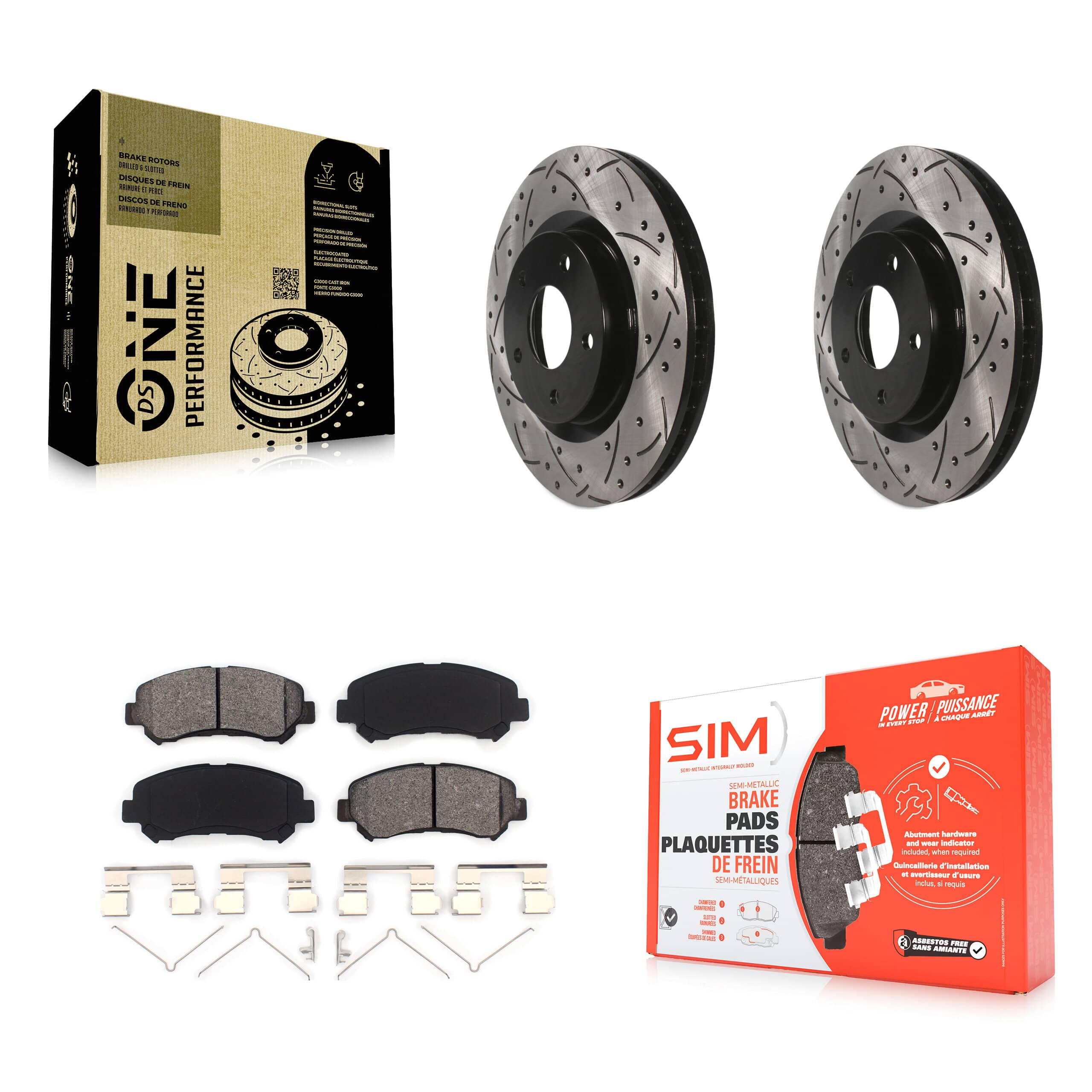 Transit Auto - KDS-100107 - Front Disc Brake Kits