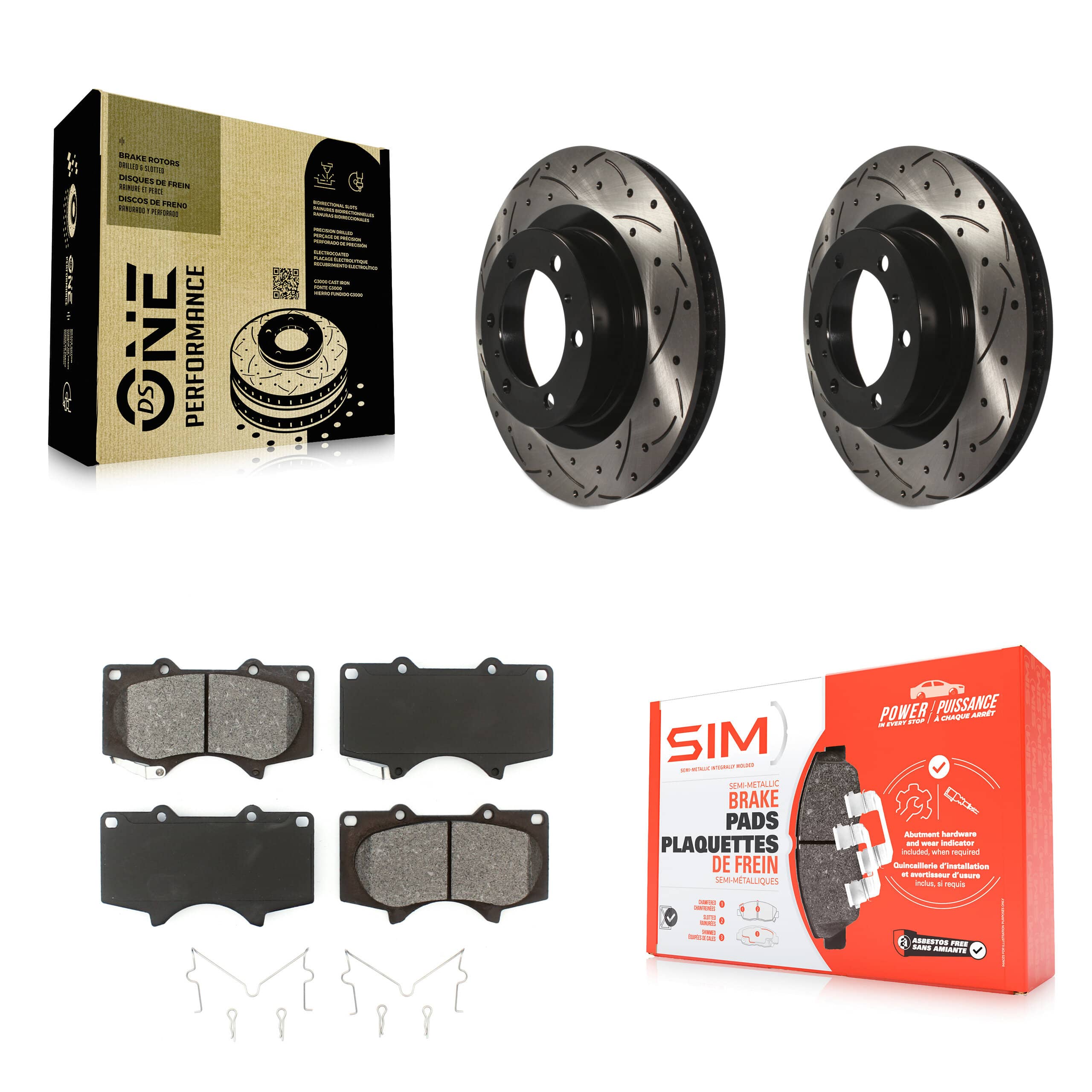 Transit Auto - KDS-100124 - Front Disc Brake Kits